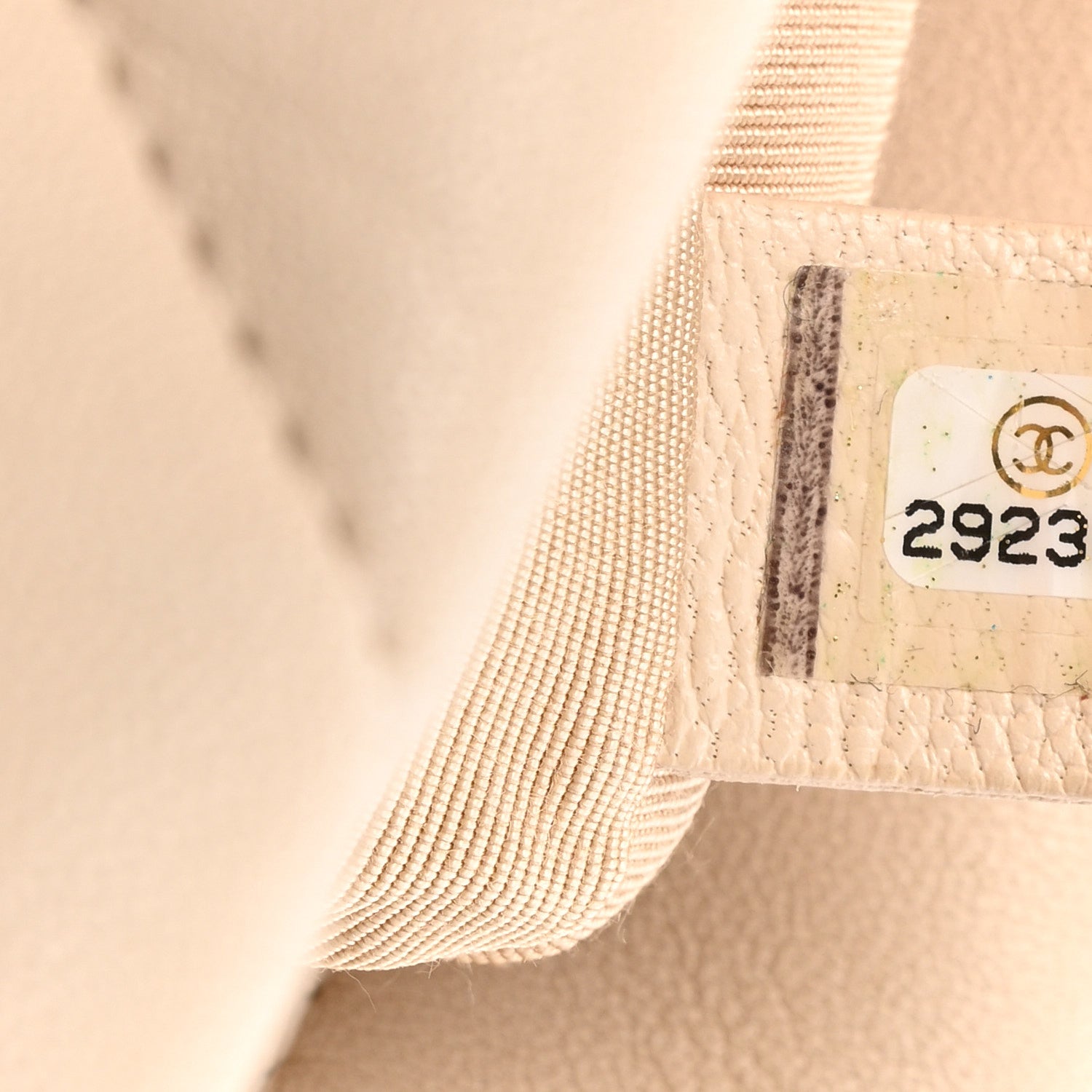 Goatskin Quilted Medium Chanel 19 Flap Light Beige