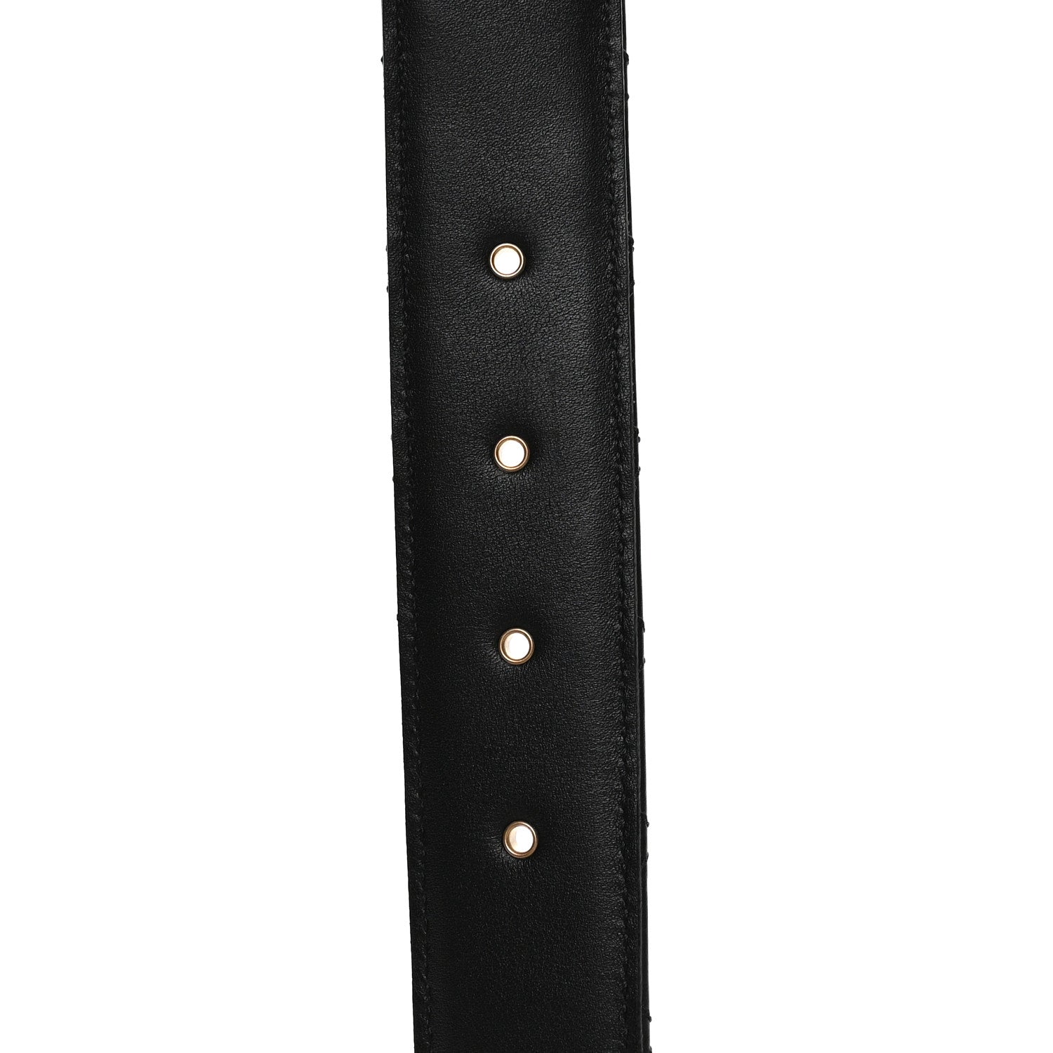 Calfskin Quilted CC Chain Belt 80 32 Black