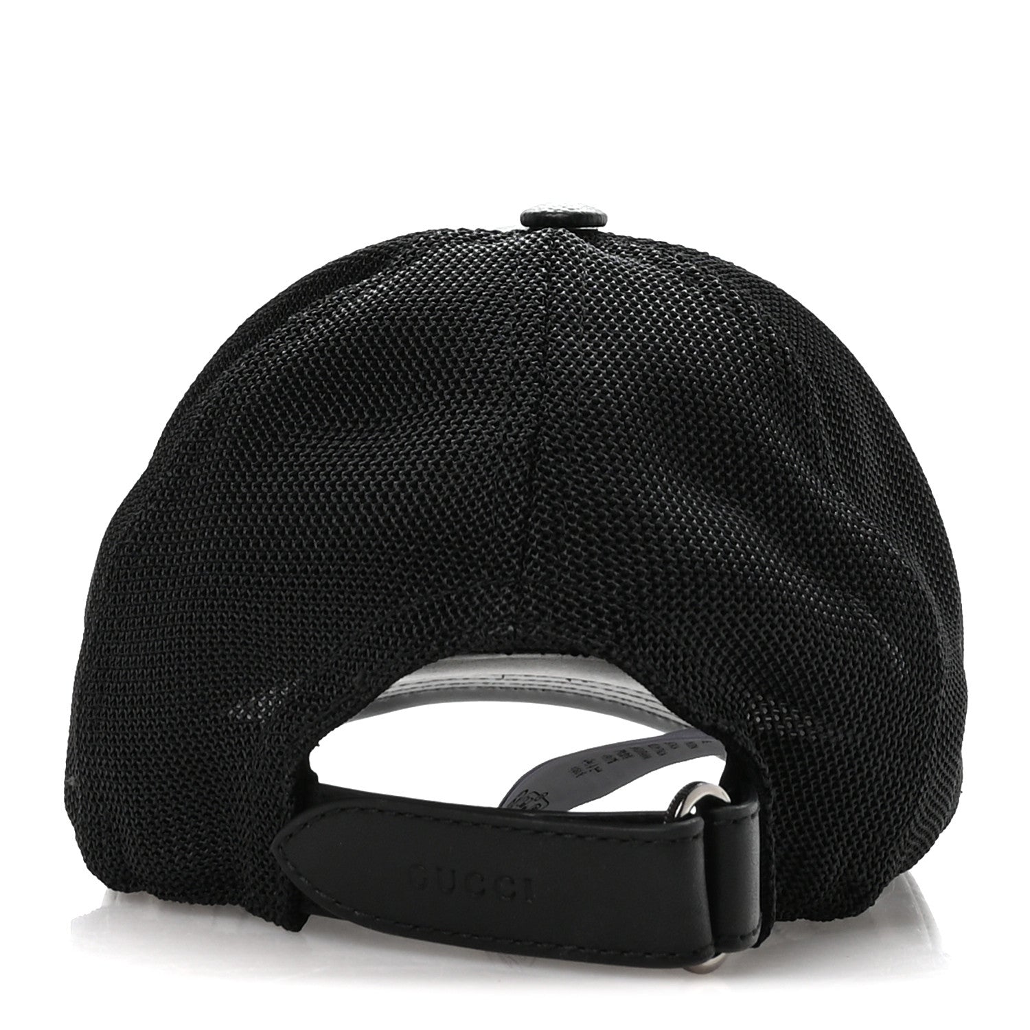 GG Supreme Monogram Baseball Hat S Black