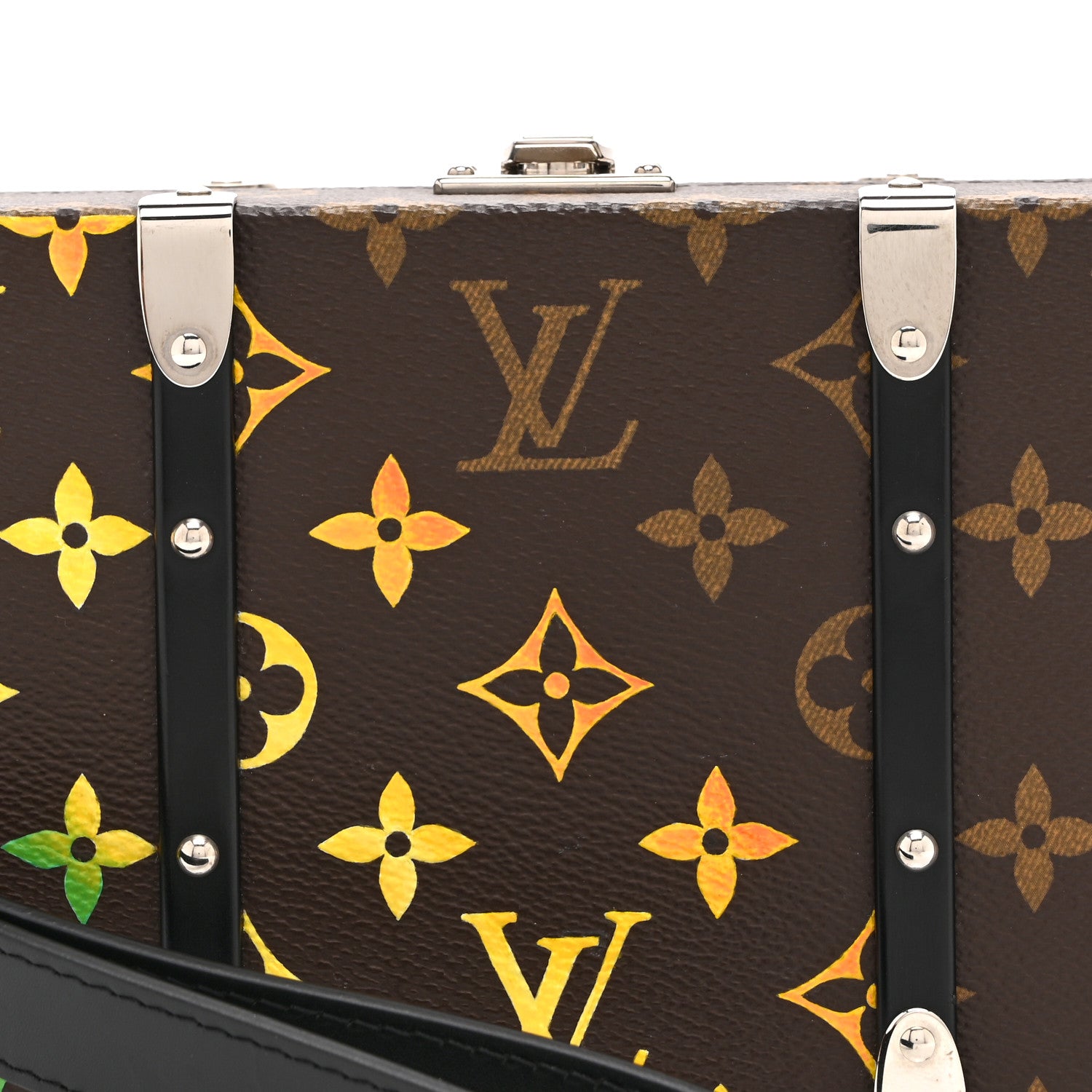 Monogram Wallet Trunk Black Multicolor