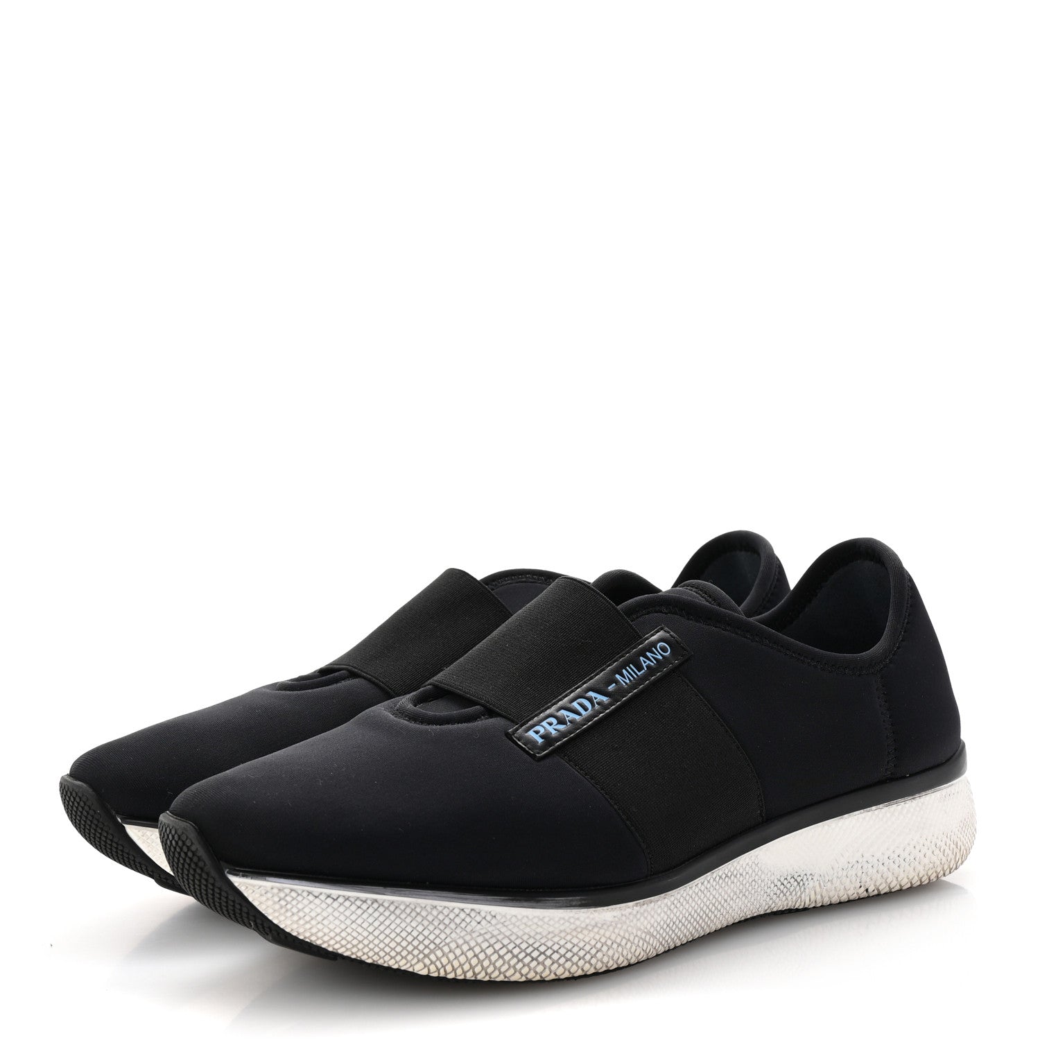 Neoprene Slip On Sneakers 39 Black