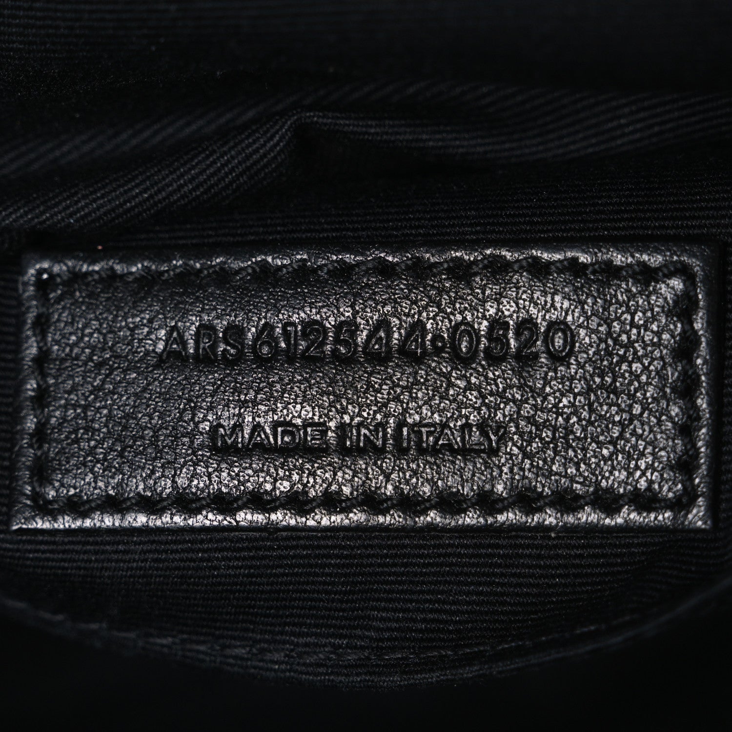 Calfskin Matelasse Monogram Monochrome Lou Camera Bag Black