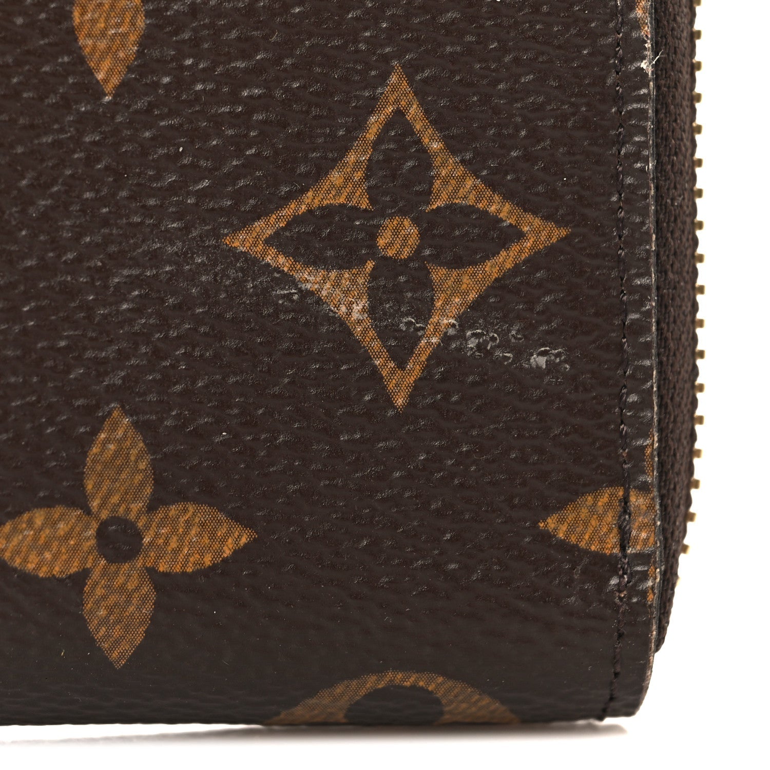 Monogram Clemence Wallet Rose Ballerine