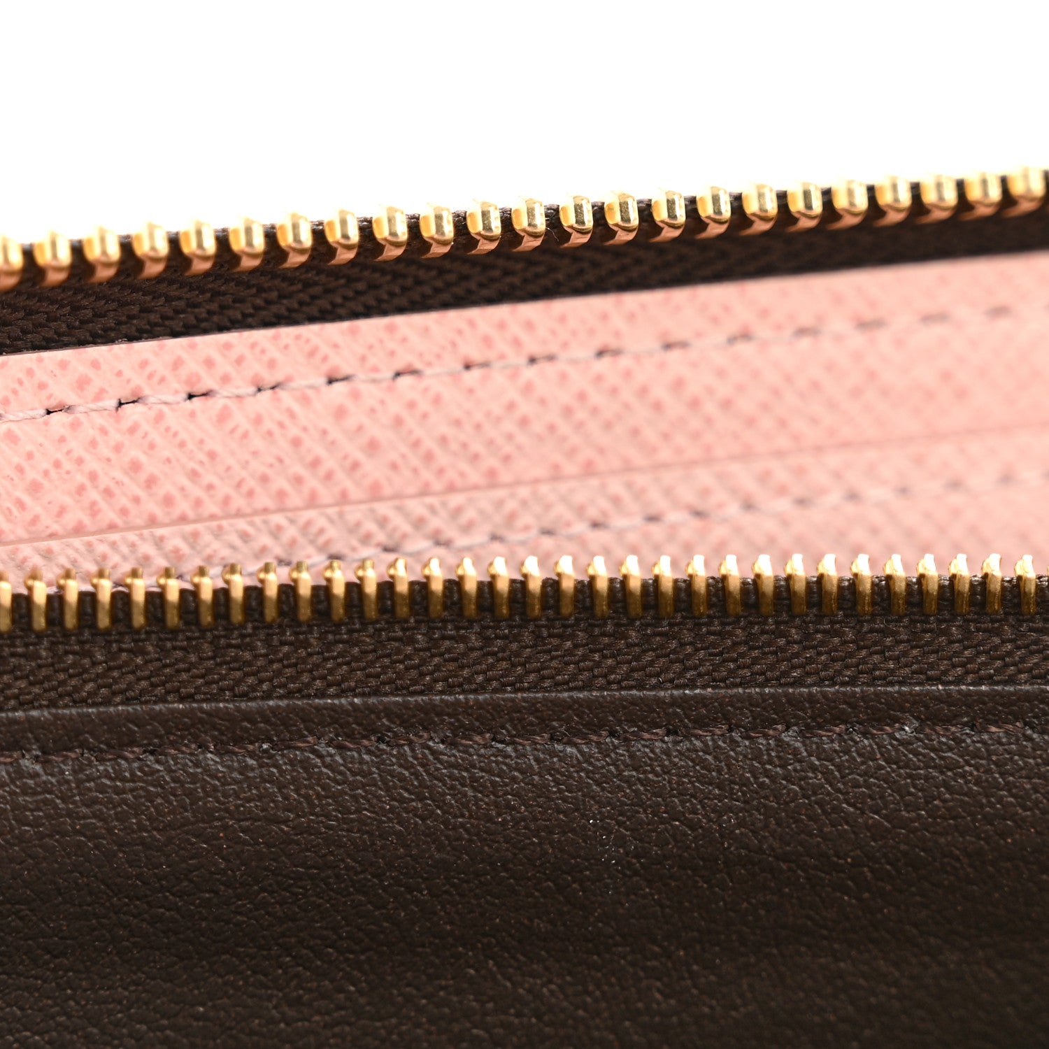 Monogram Clemence Wallet Rose Ballerine