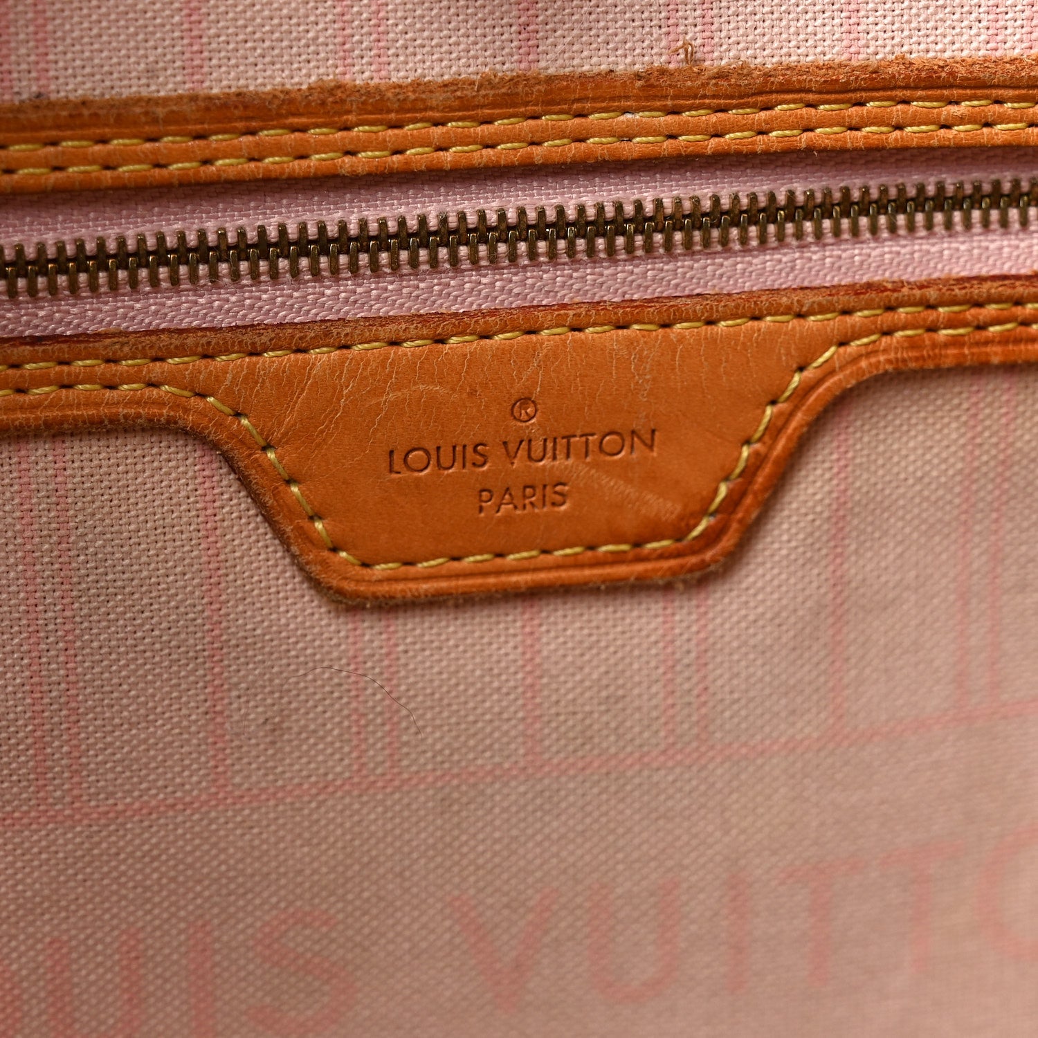 Damier Azur Neo Neverfull MM Rose Ballerine