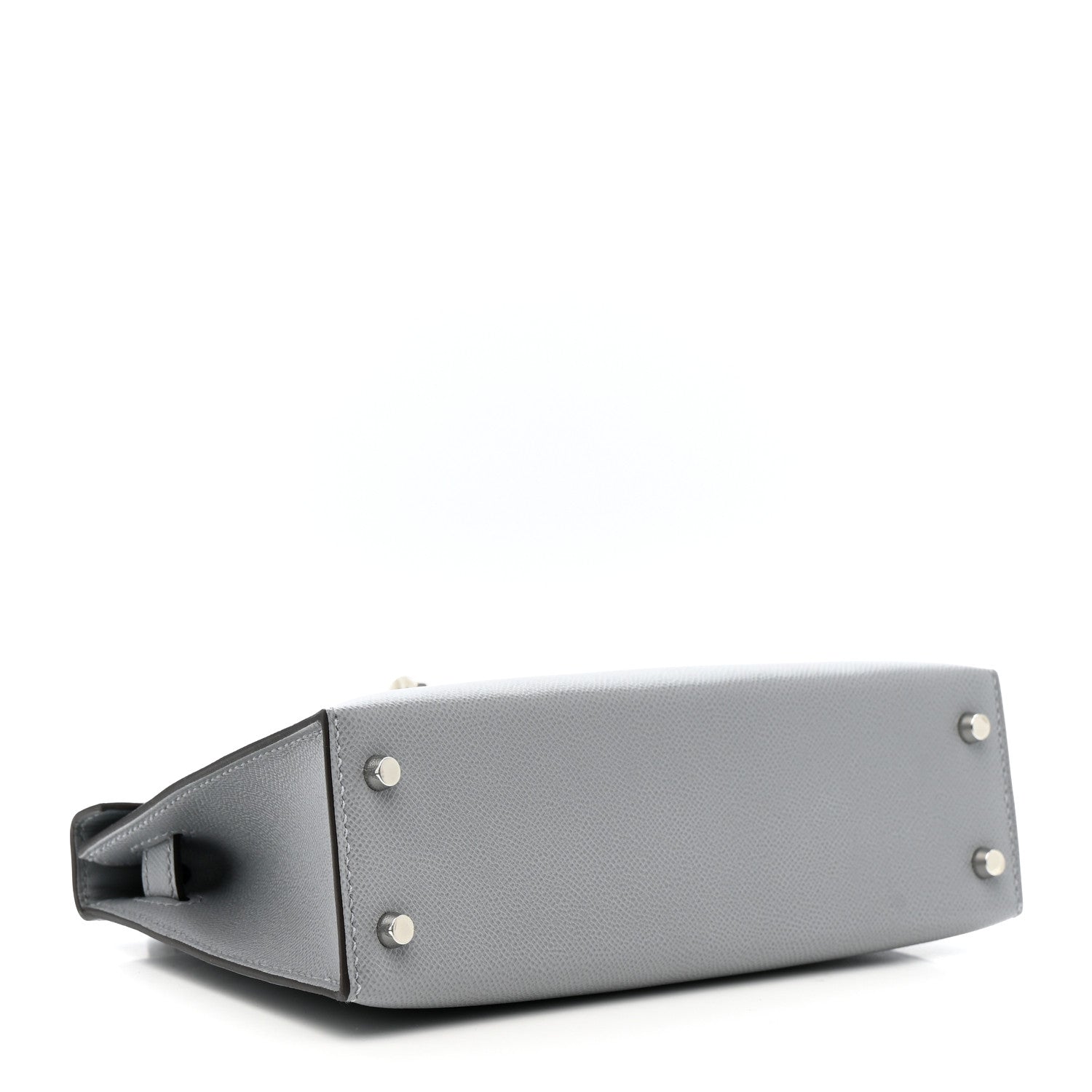 Madame Calfskin Mini Kelly Sellier 20 Gris Pantin