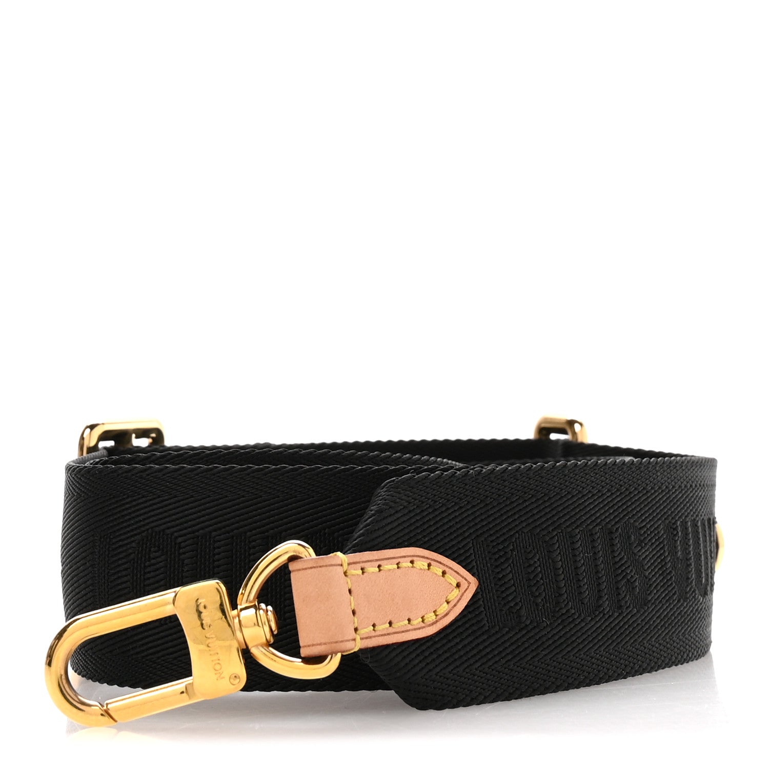 Monogram Multi Pochette Accessories Bandouliere Shoulder Strap Black