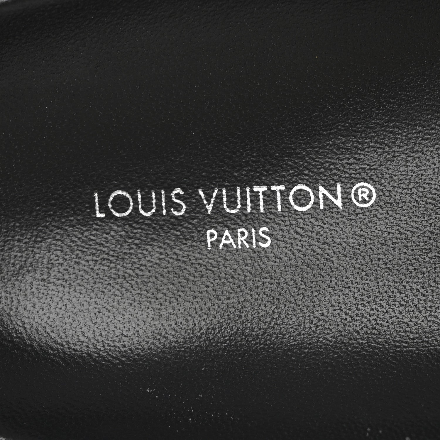 Calfskin Embossed Monogram Sunset Flat Comfort Mule 37 Black