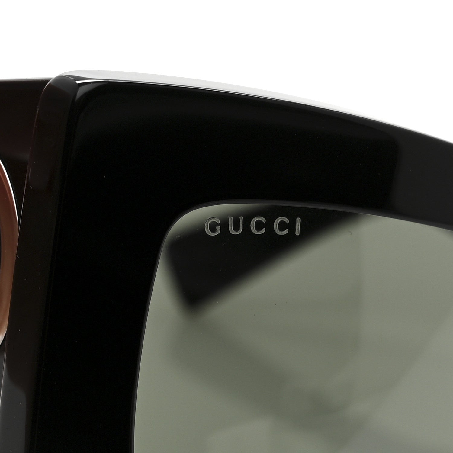 Acetate Square Frame Sunglasses GG1842S Black