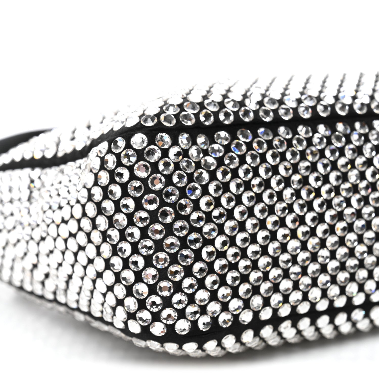 Satin Crystal Mini Re-Edition 2000 Bag Cristal