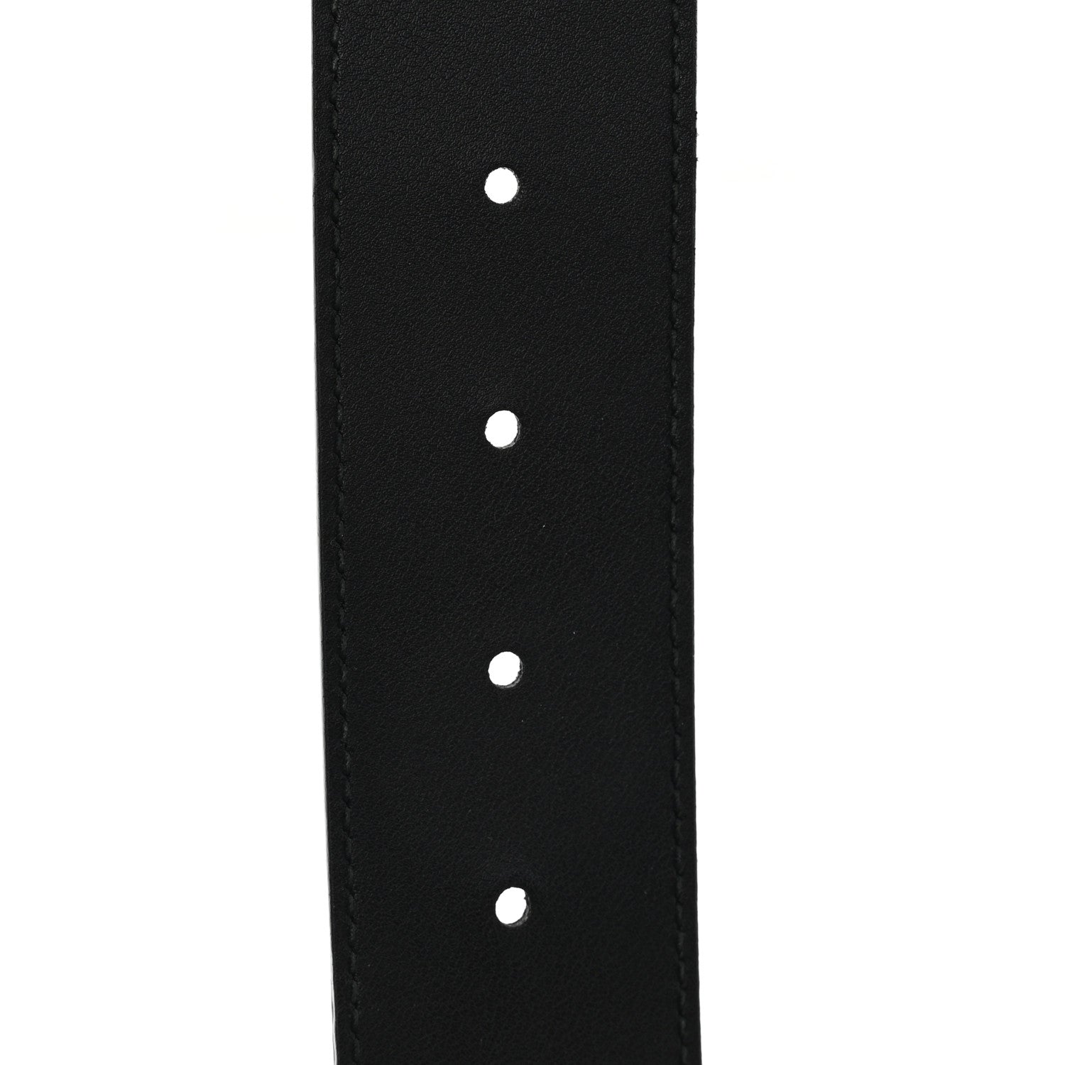 Textured Dollar Calfskin Double G 40mm Belt 90 36 Black
