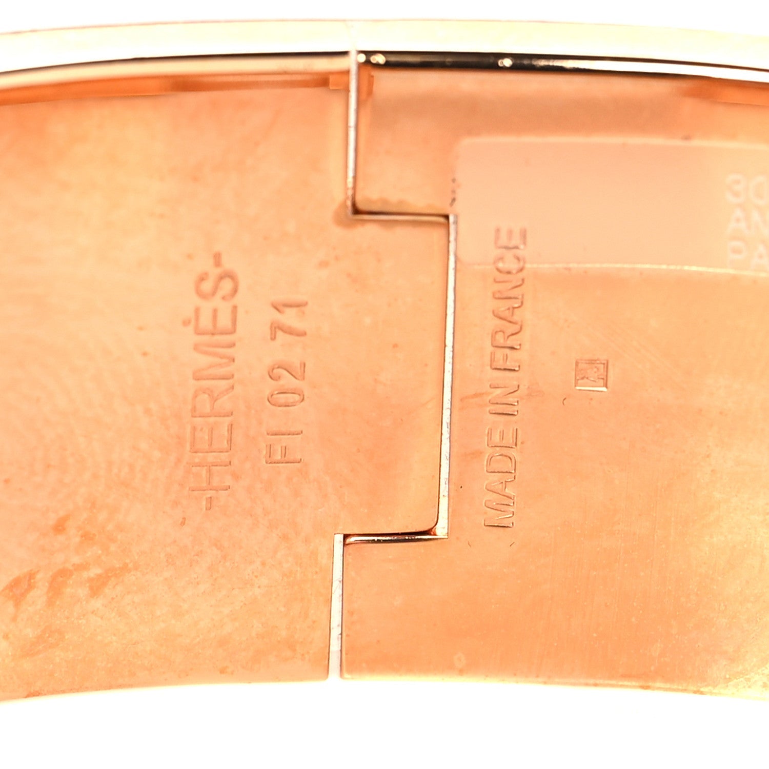Enamel Printed Wide Clic Clac H Bracelet GM Pastel Acidule