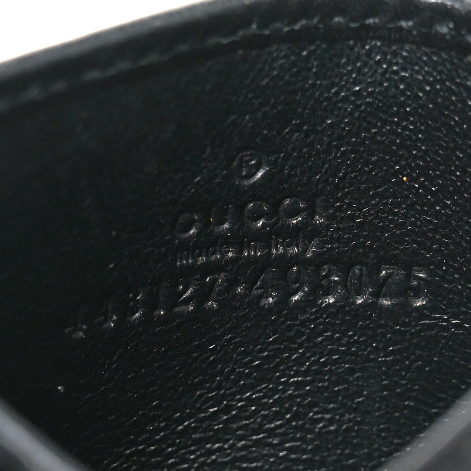 Calfskin Matelasse GG Marmont Card Holder Black