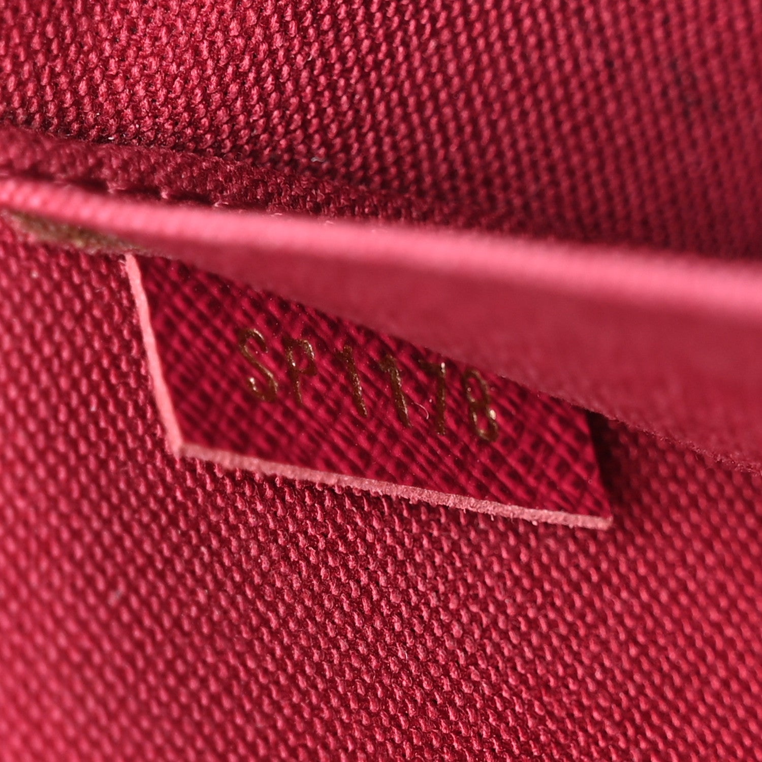Monogram Pochette Felicie Chain Wallet Fuchsia