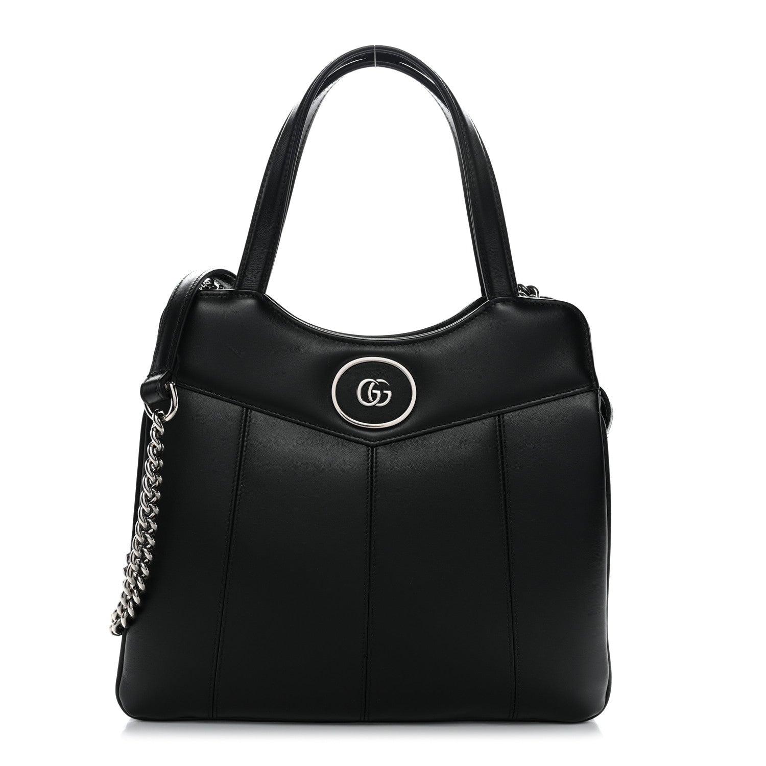 Calfskin Petite GG Small Tote Bag Black