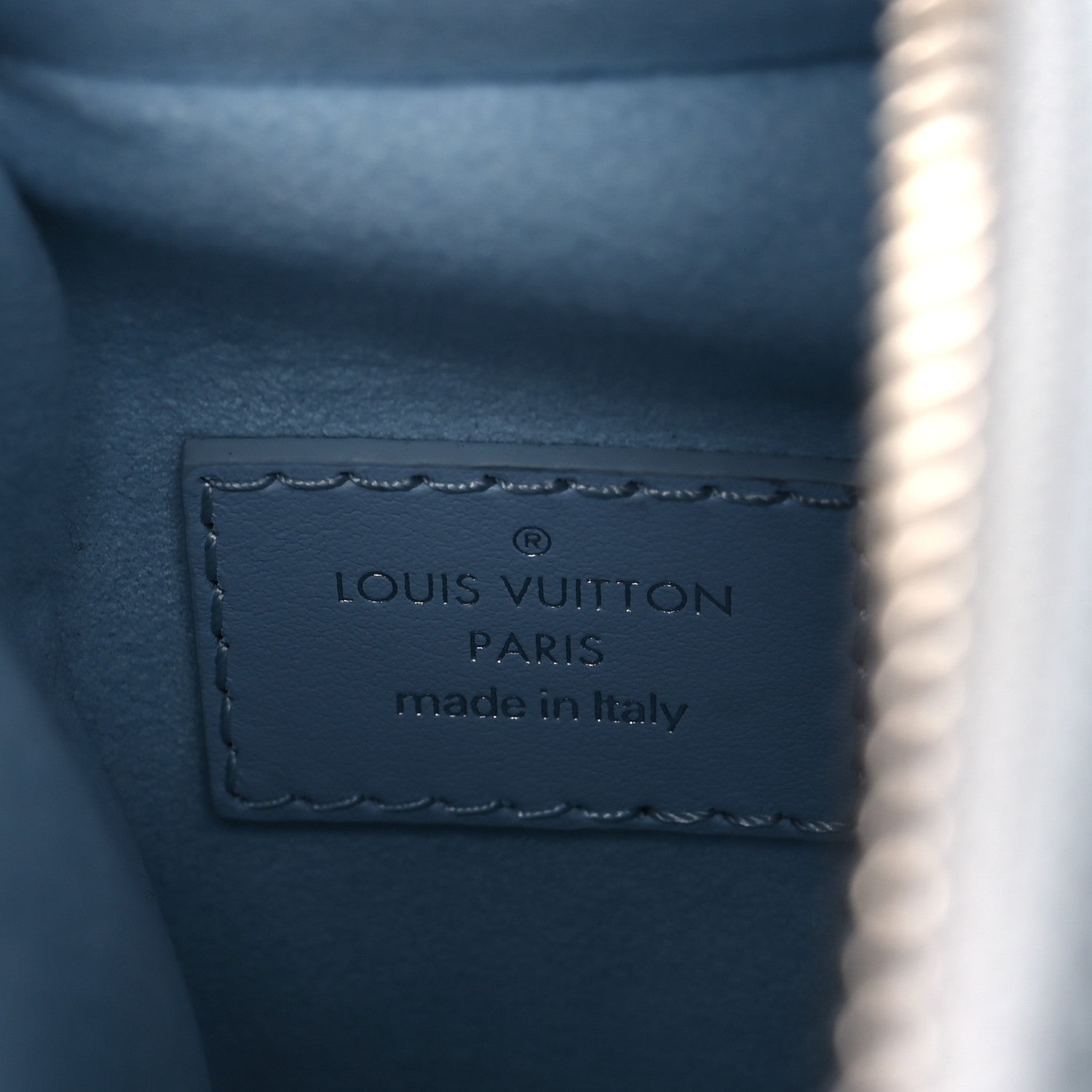 Calfskin Side Trunk PM Blue