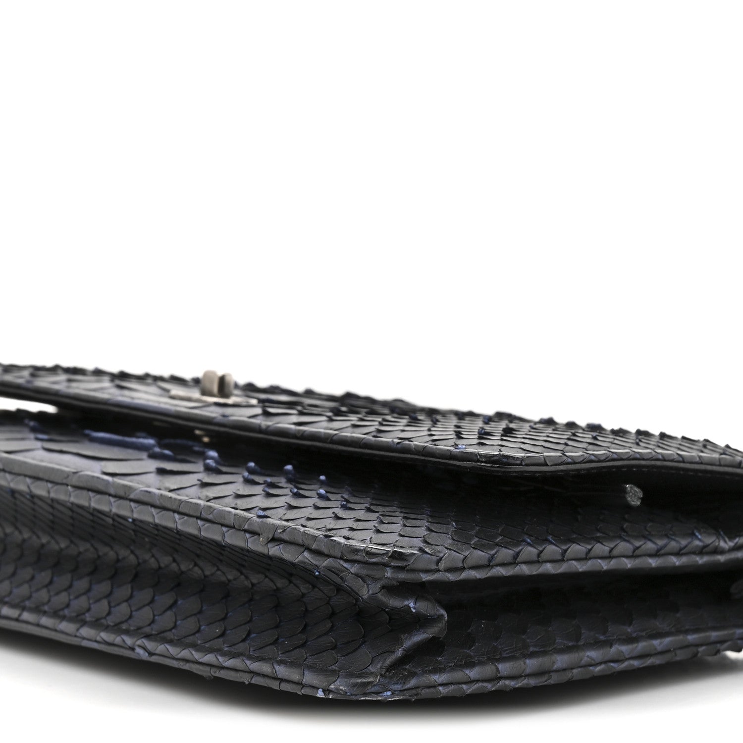 Snakeskin Wallet On Chain WOC Navy