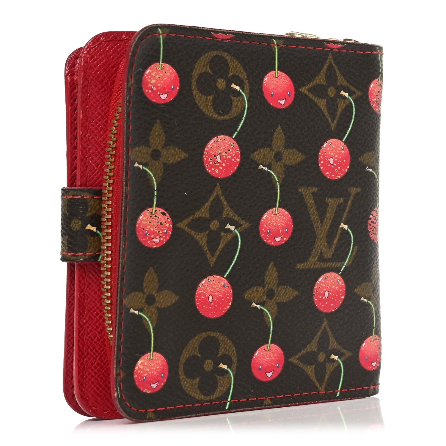 Monogram Cerises Compact Zippe Wallet
