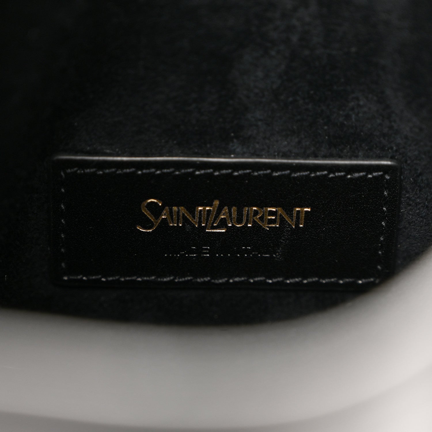 Calfskin Small Bucket Bag Black