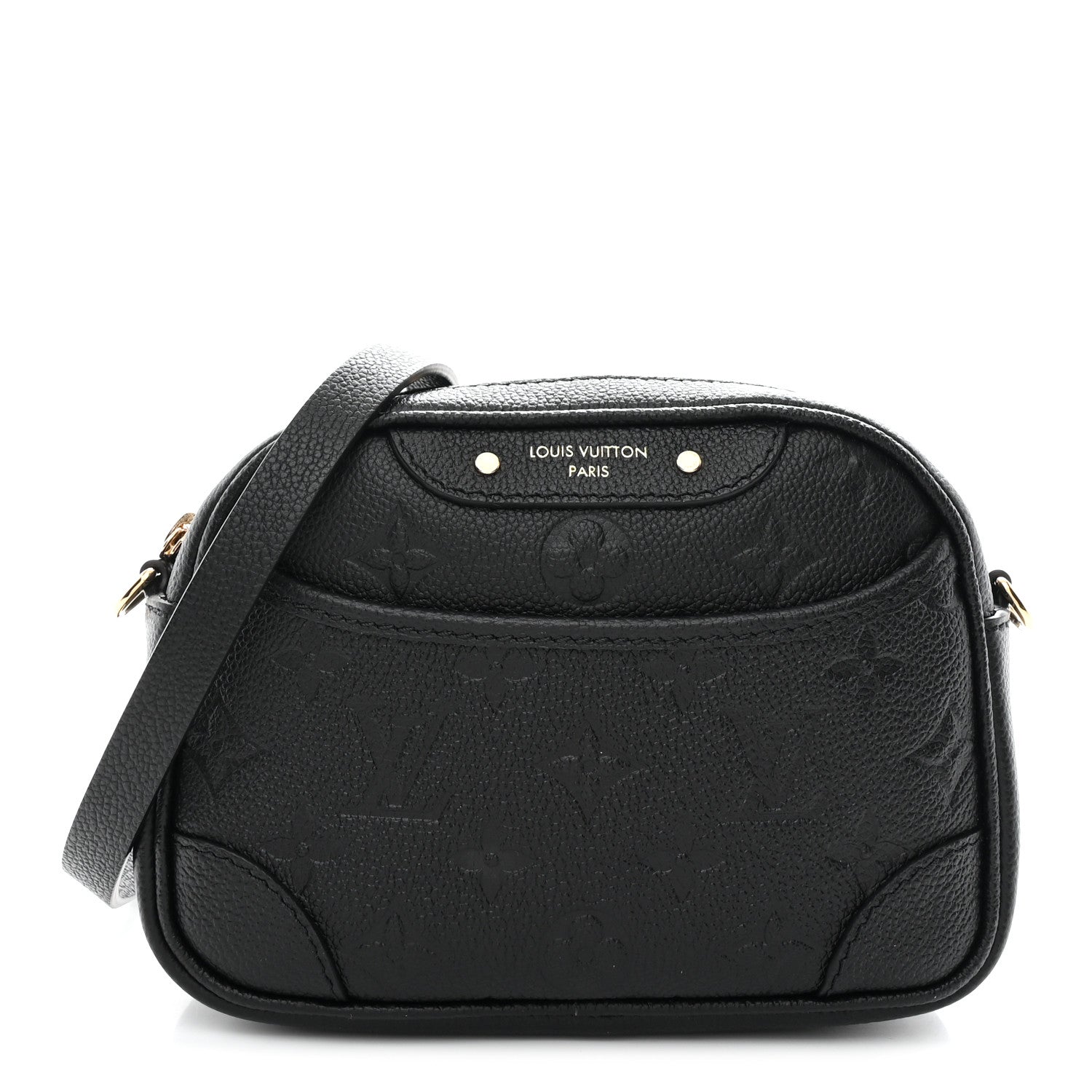Empreinte Monogram Tiny Camera Bag Black