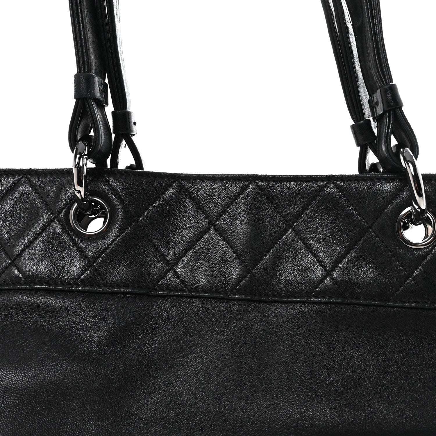 Lambskin CC Shoulder Bag Black