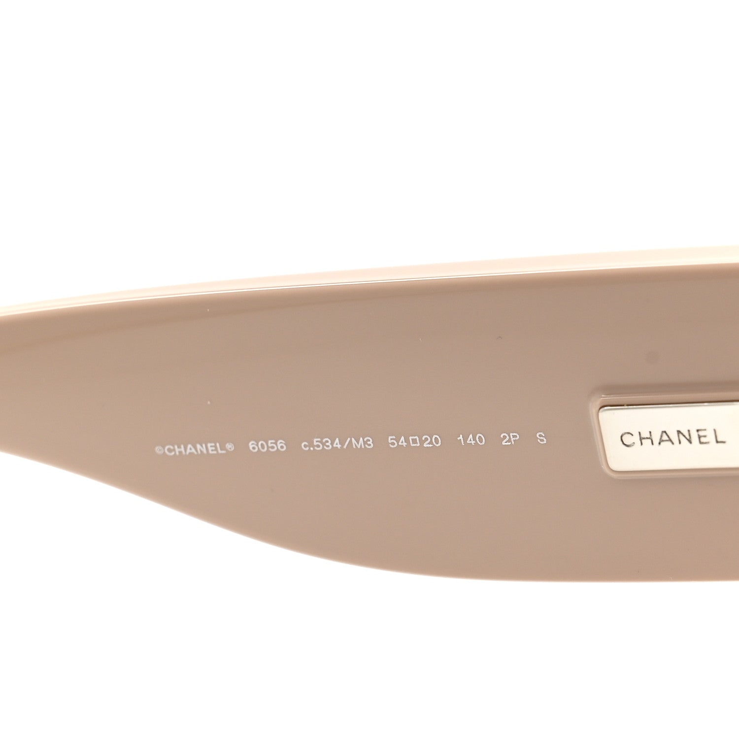 Acetate Cat Eye Sunglasses 6056 Black Beige