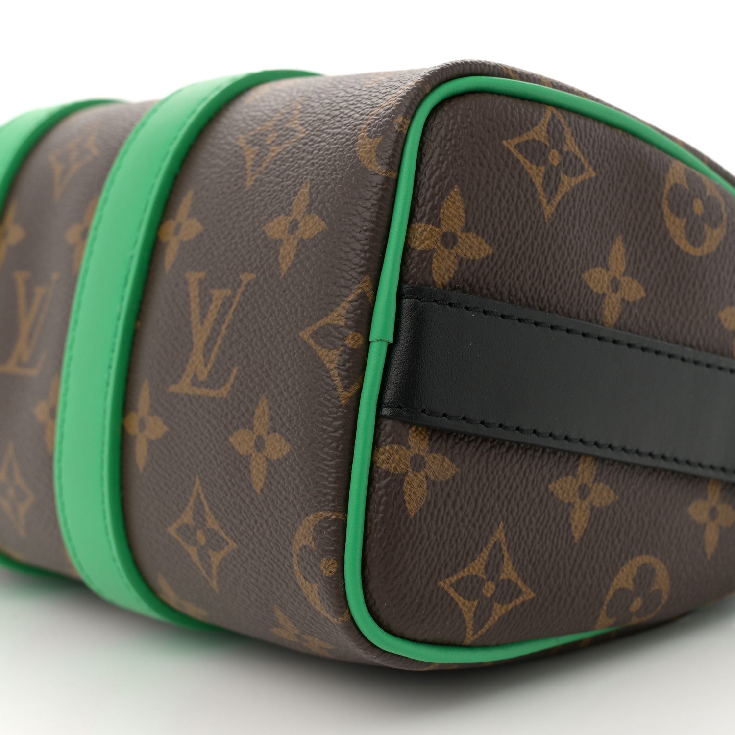 Monogram Macassar Keepall Bandouliere 25 Minty Green