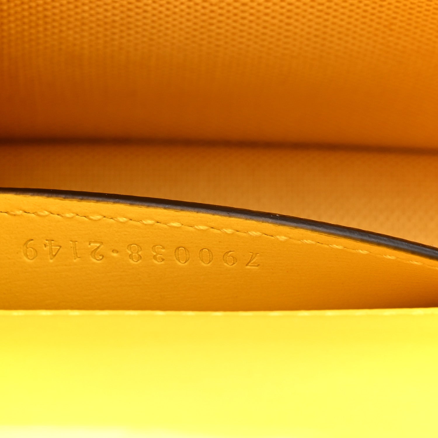 GG Monogram Scratch Lux Calfskin Mini Luce Shoulder Bag Yellow