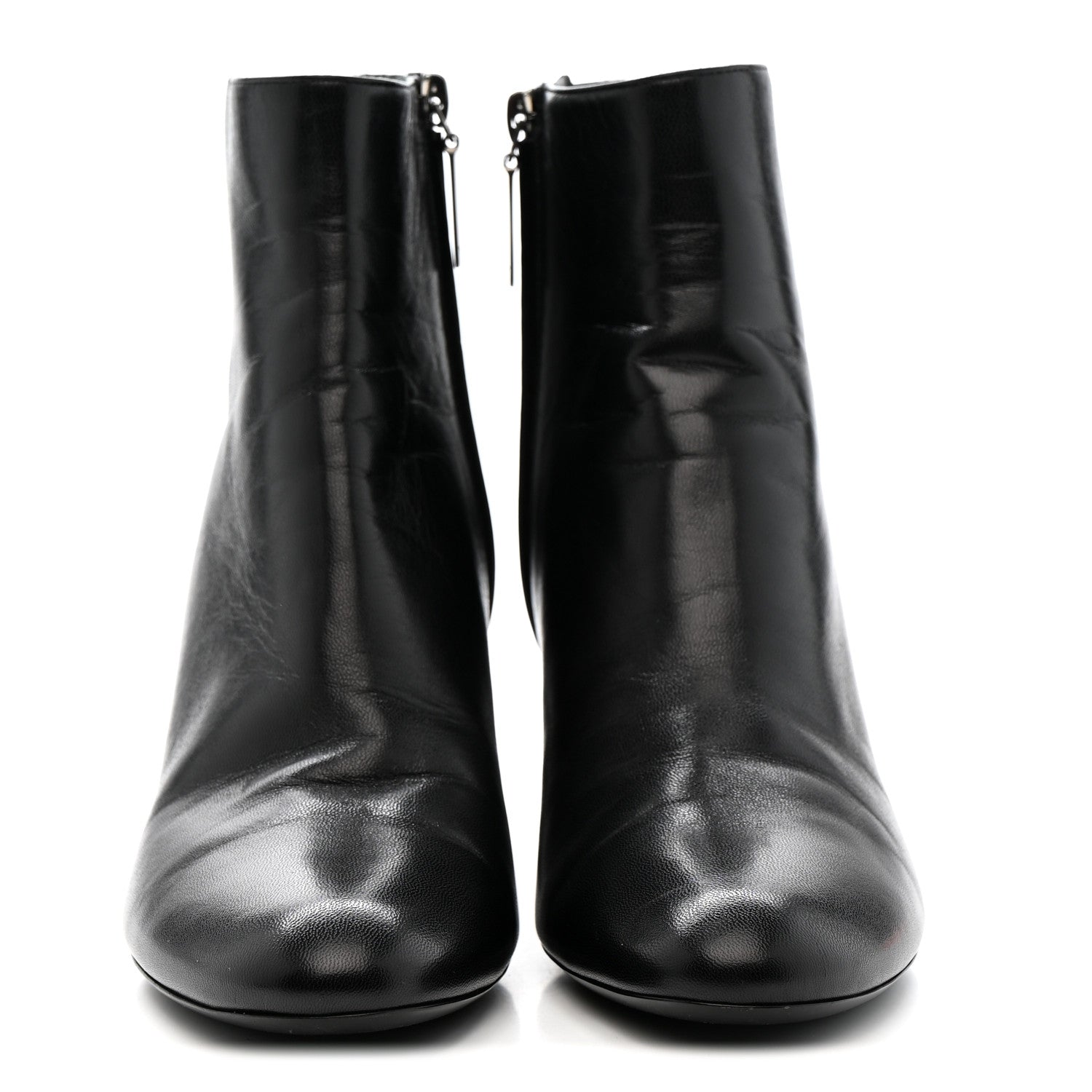 Nappa Vendome Loulou Ankle Zip Boot 36.5 Black