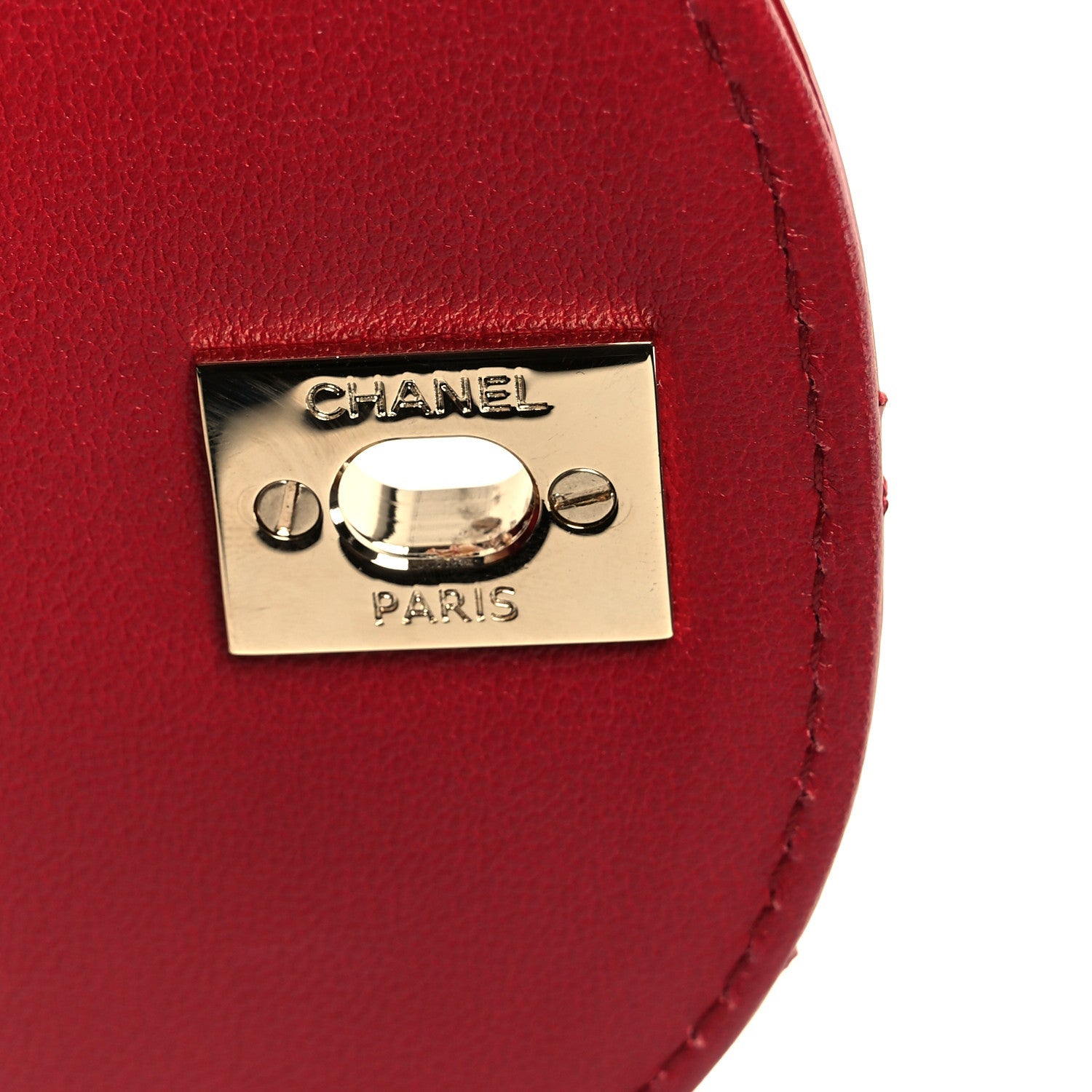Patent Quilted Shiny Coco Small Flap Hobo Red