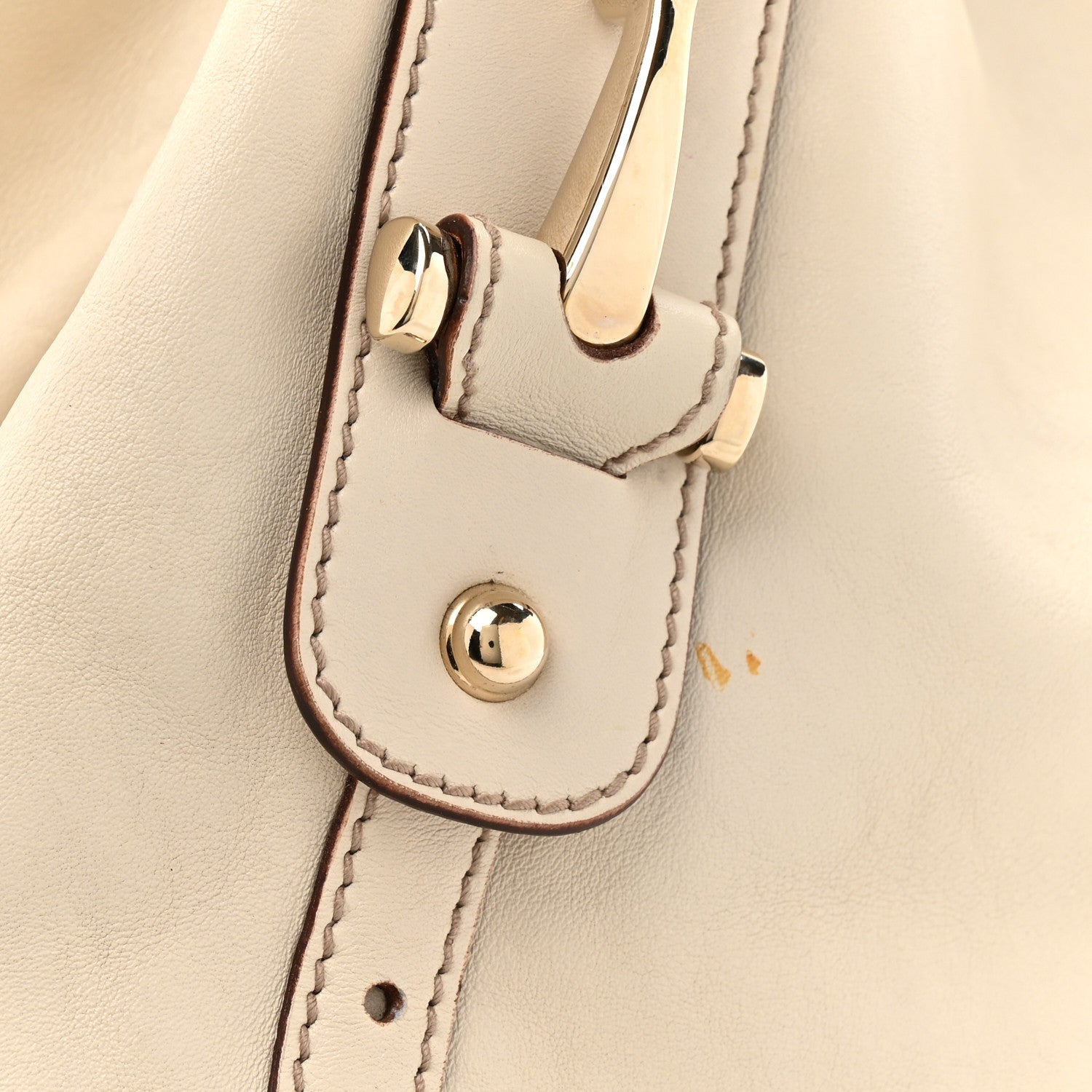 Calfskin Medium Pelham Shoulder Bag Off White
