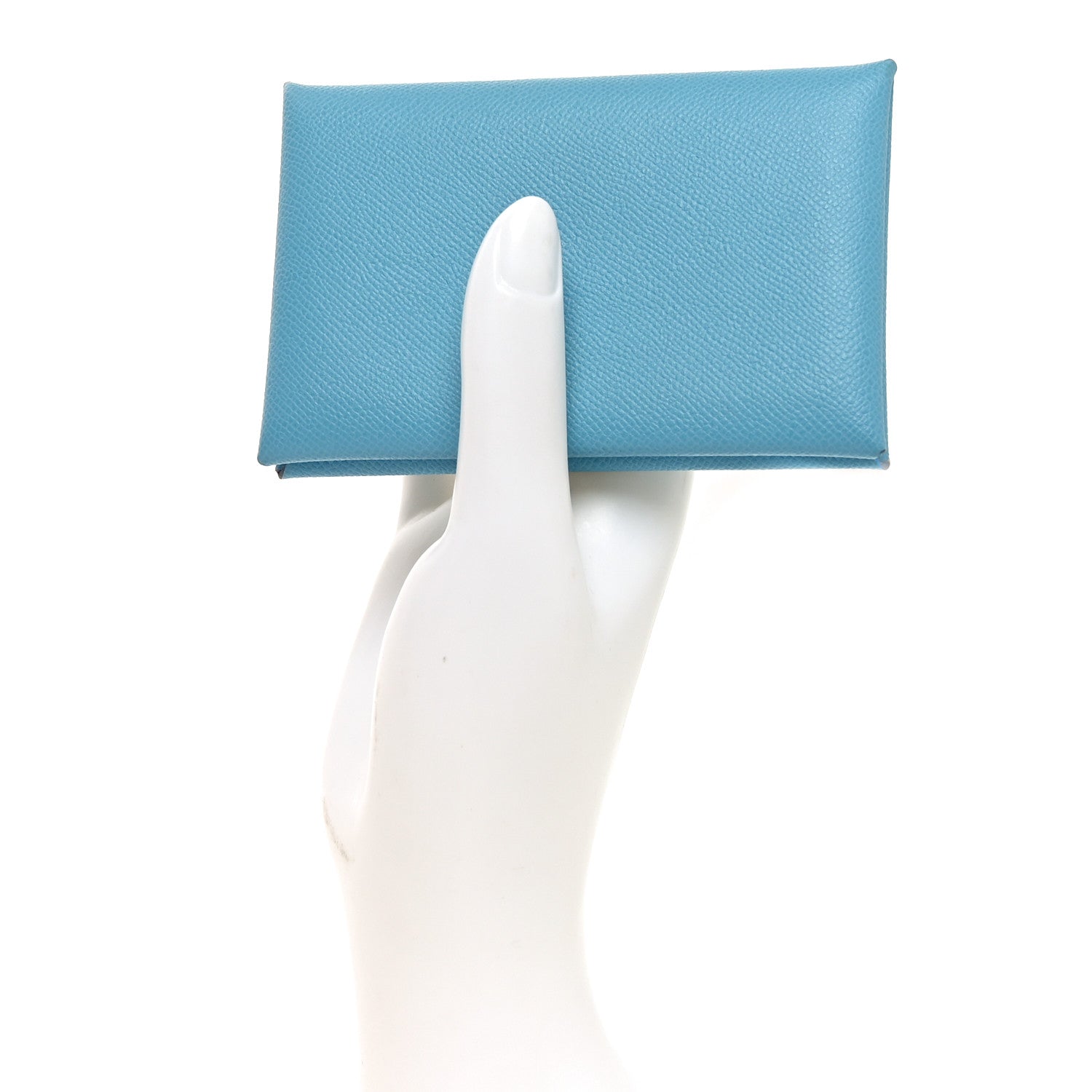 Epsom Calvi Card Case Celeste