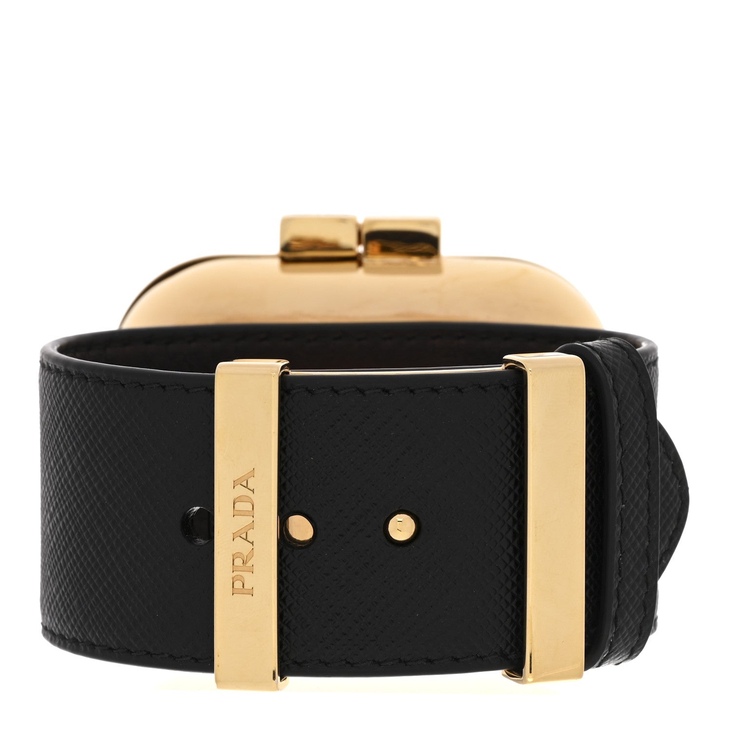 Saffiano Metal Wrist Case M Gold