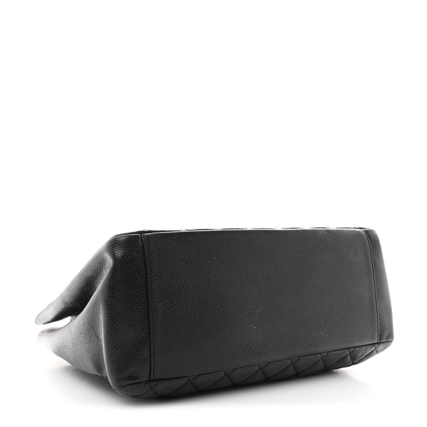 Caviar Quilted Grand Shopping Tote GST Black