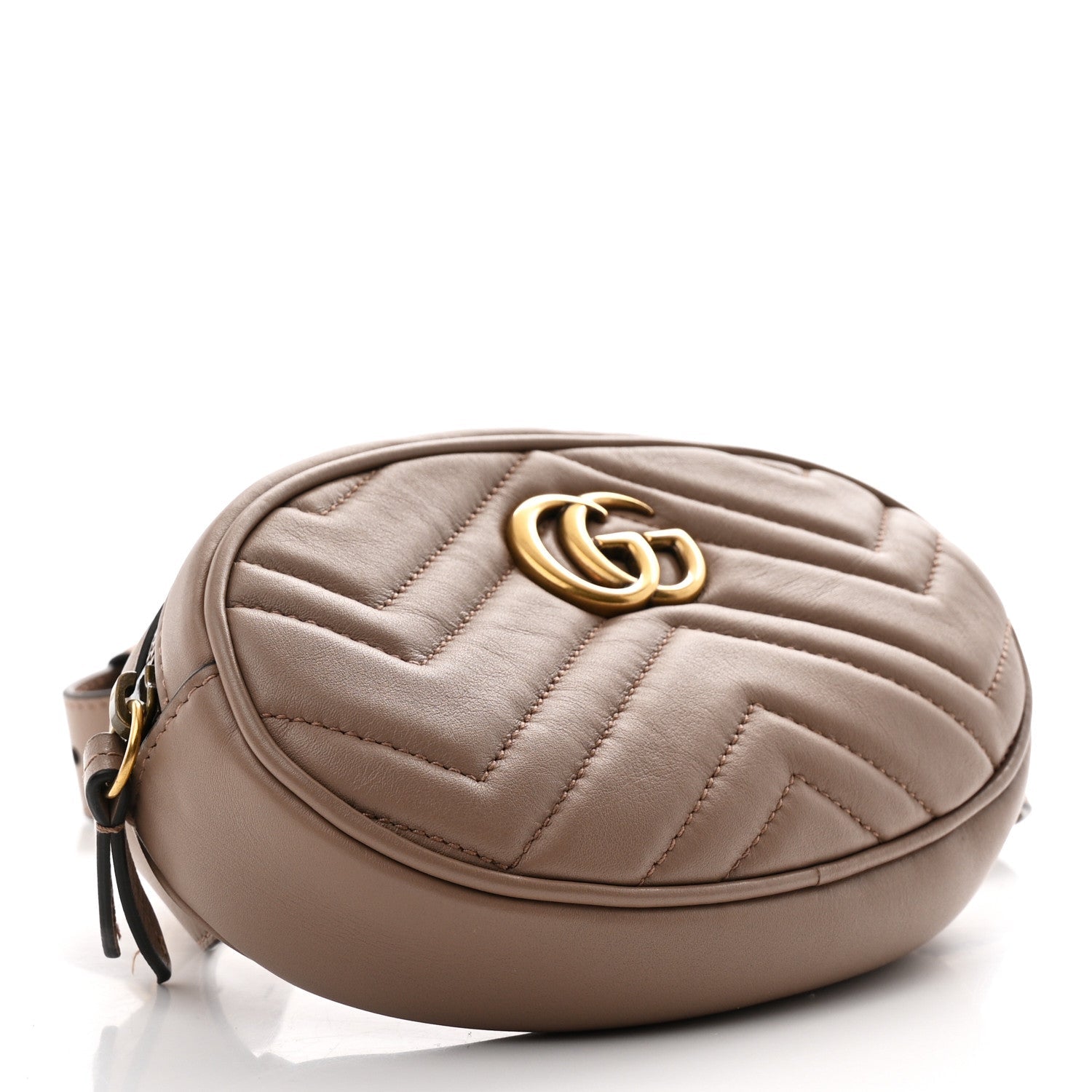 Calfskin Matelasse GG Marmont Belt Bag 75 30 Porcelain Rose
