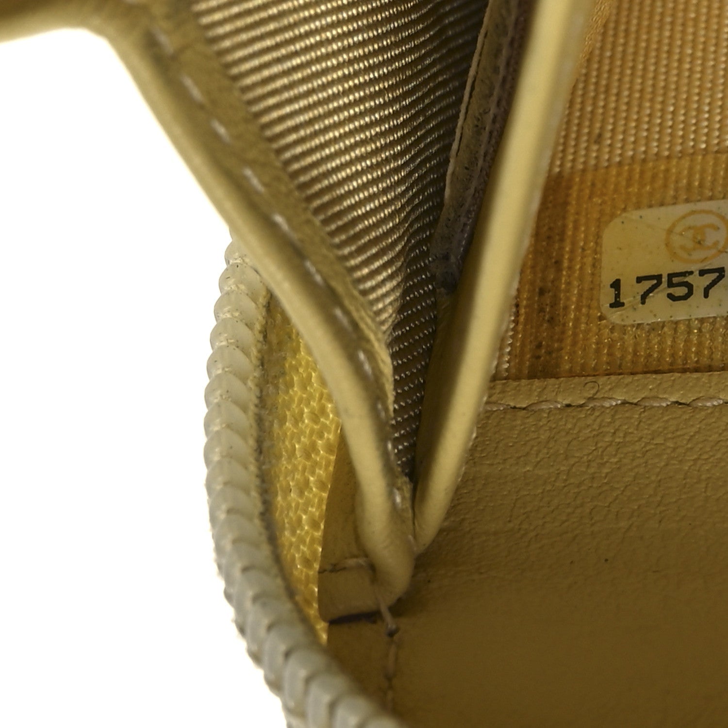Patent Large Gusset CC Zip Wallet Yellow