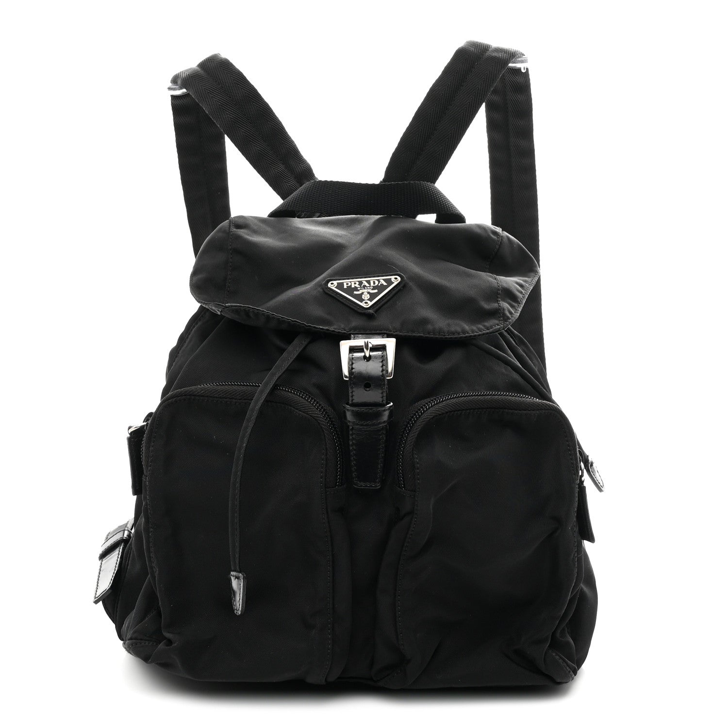 Nylon Vela Medium Backpack Black