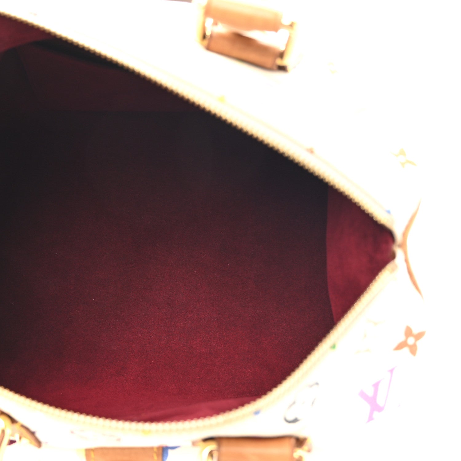 Monogram Multicolor Speedy 30 White