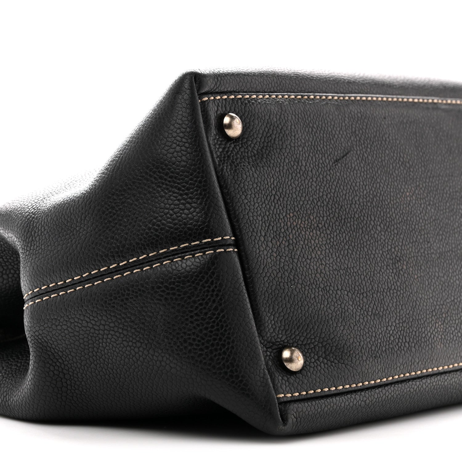 Caviar Shopping Tote Black