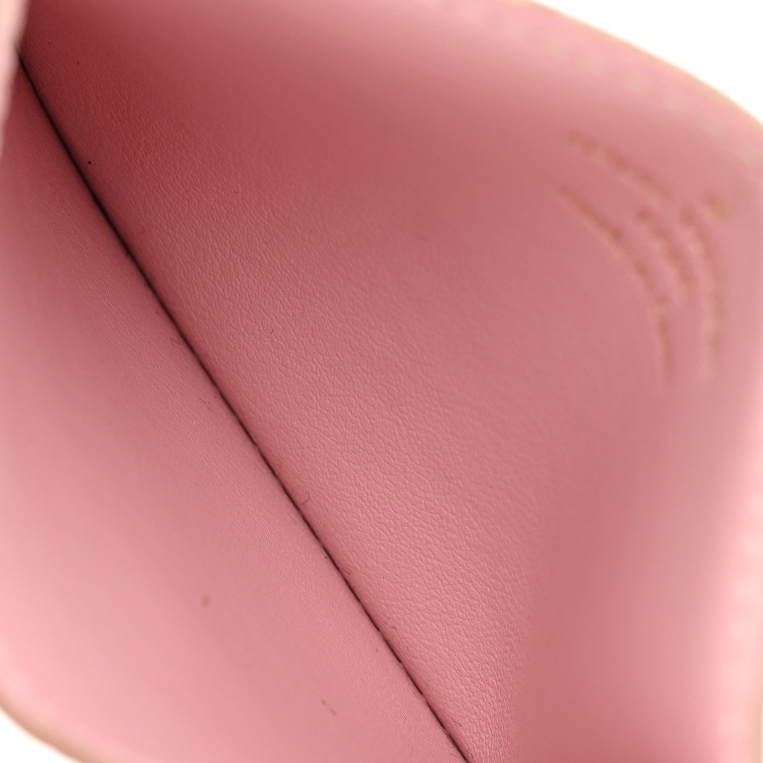 Damier Ebene Caissa Card Holder Rose Ballerine