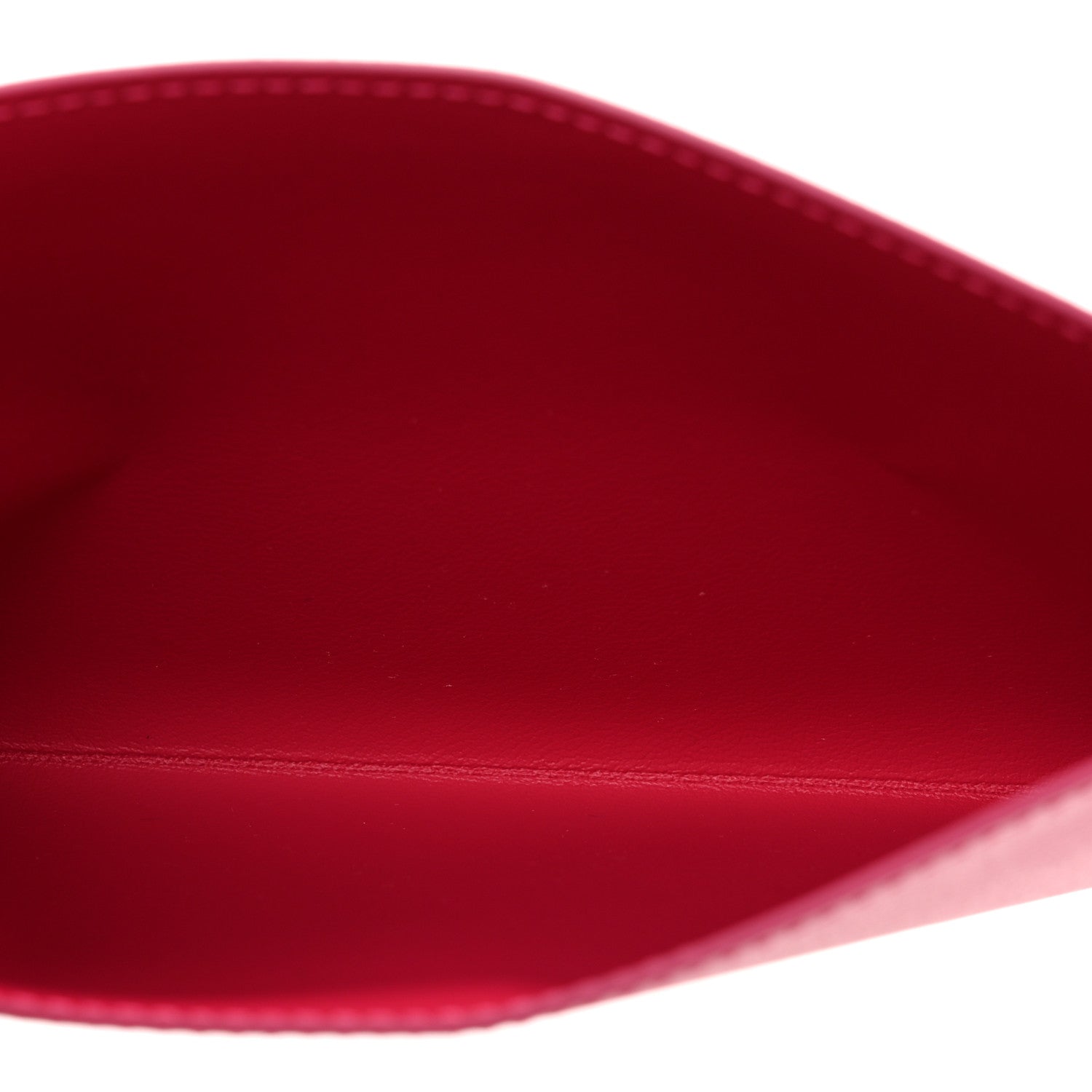 Calfskin Felicie Card Holder Insert Fuchsia