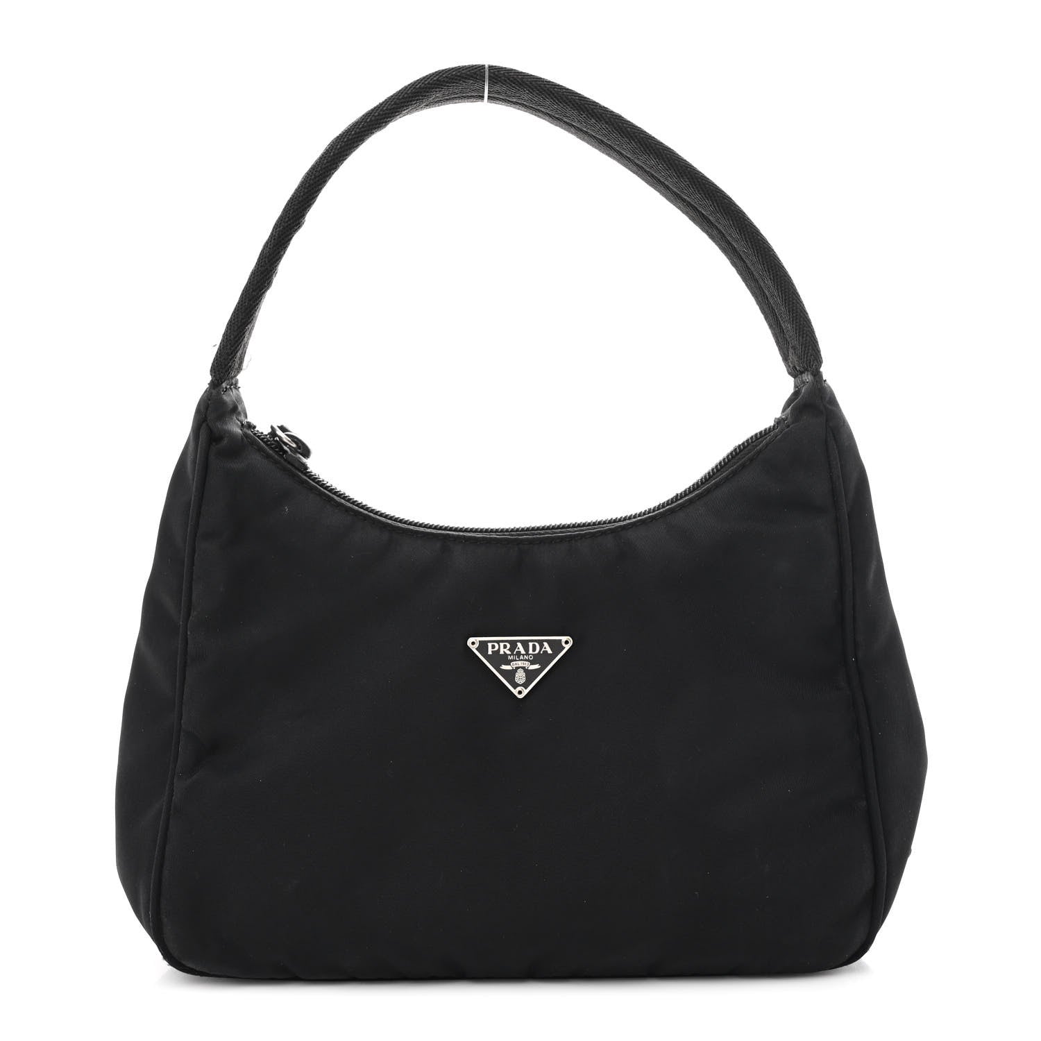 Tessuto Nylon Sport Mini Shoulder Bag Black