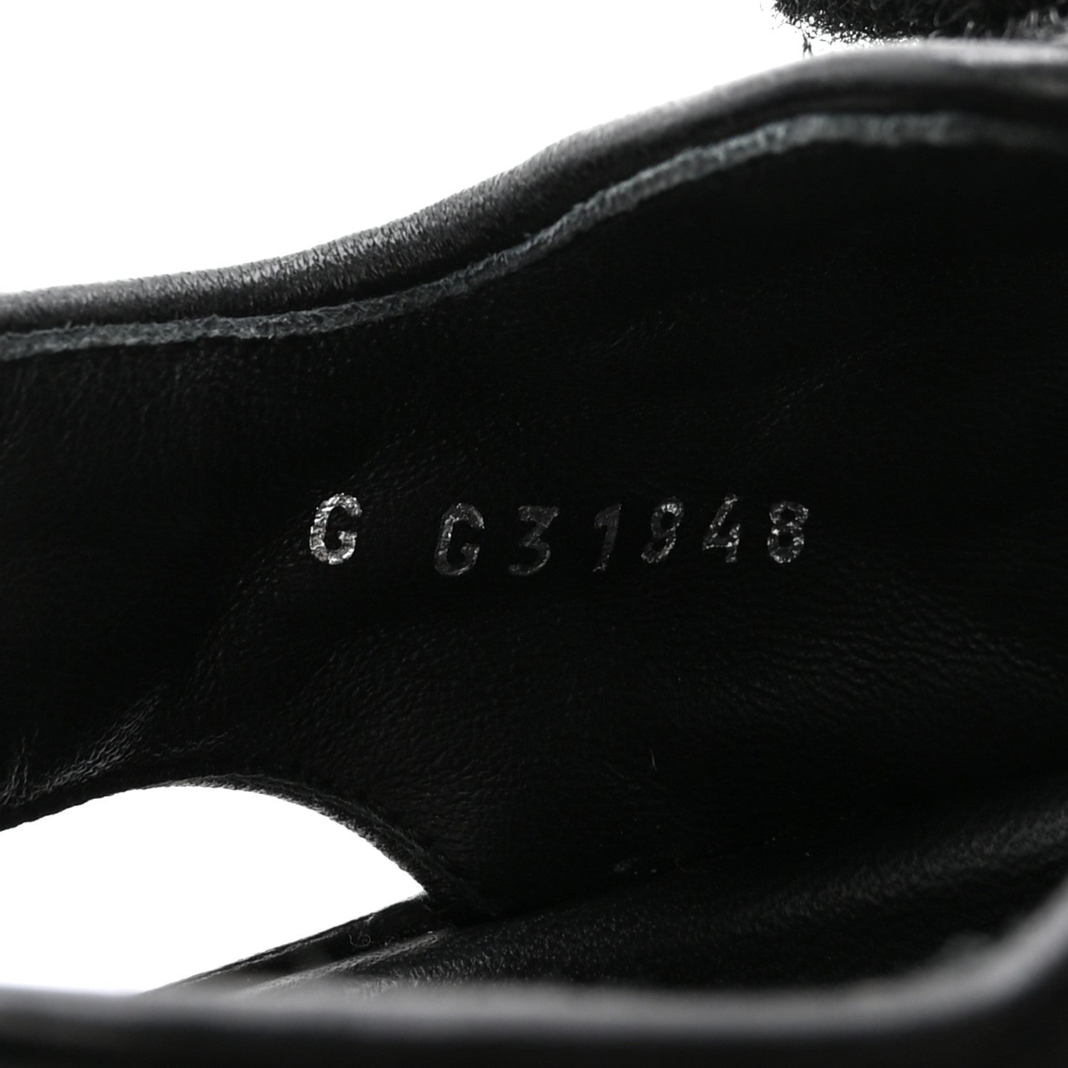 Lambskin Velcro Dad Sandals 38.5 Black