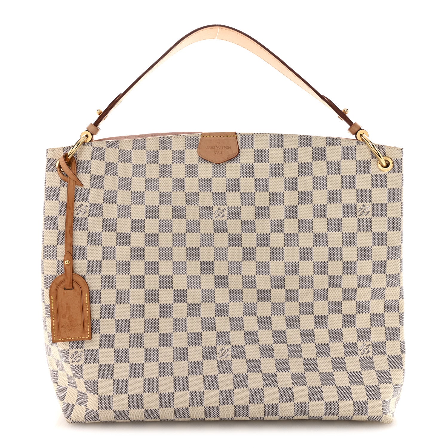 Damier Azur Graceful MM Rose Ballerine