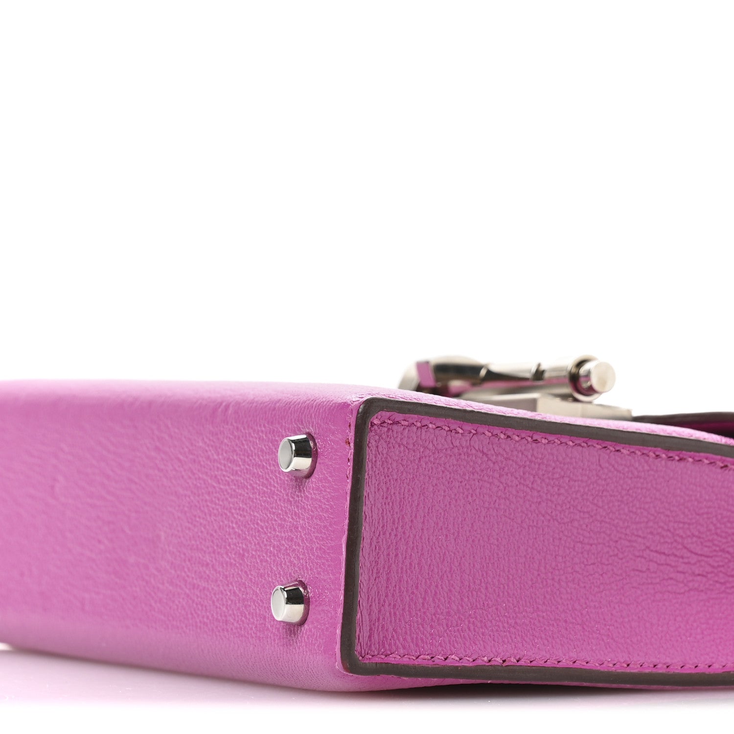Chevre Mysore Mini Verrou Chaine Bag Magnolia