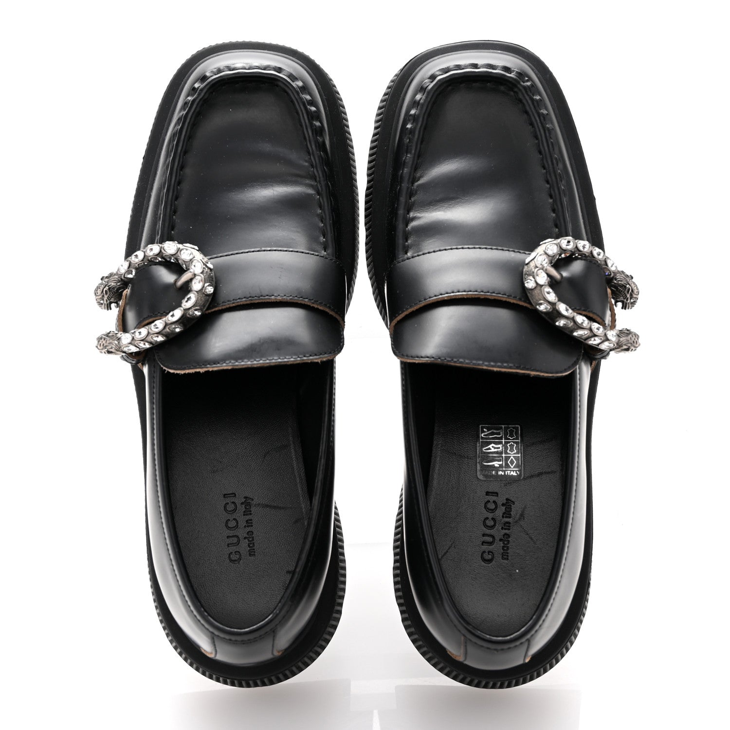 Cordovan Lux Dionysus Hunder Loafers 39.5 Black