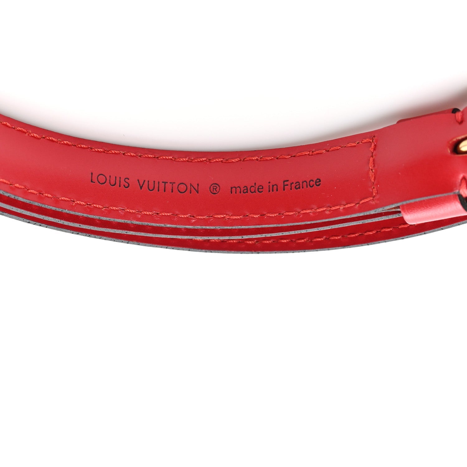 Calfskin 16mm Adjustable Shoulder Strap Red