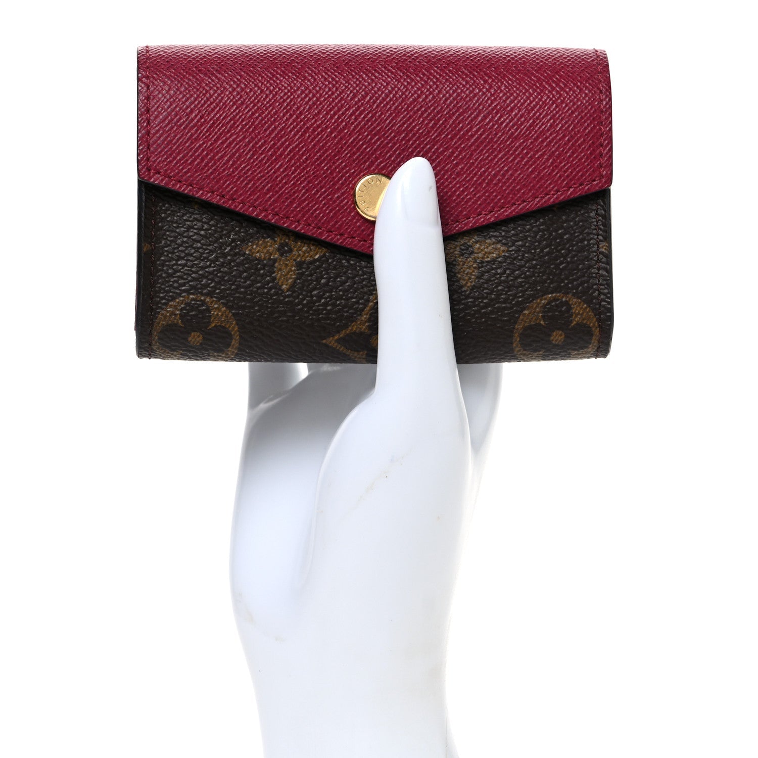 Monogram Sarah Multicartes Fuchsia