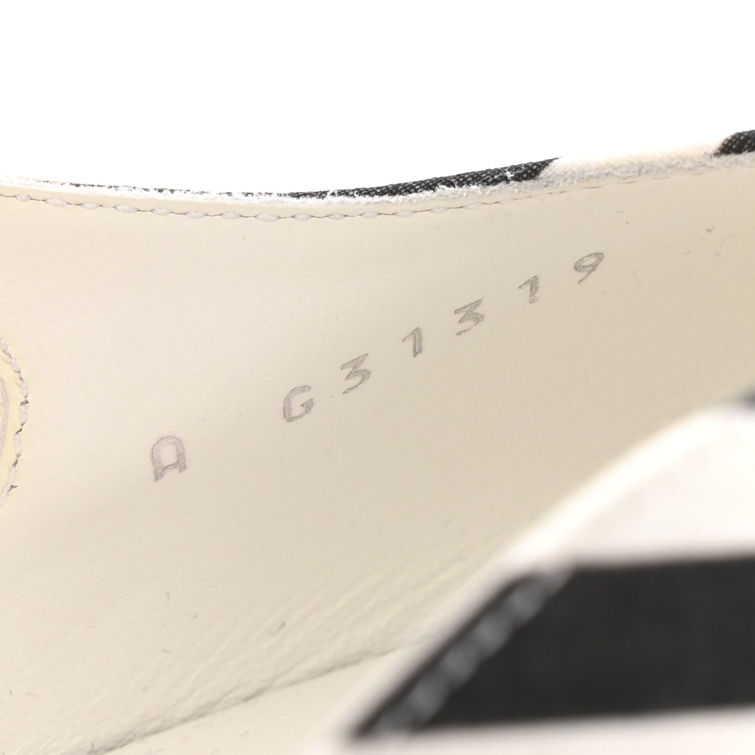 Fabric Grosgrain Cap Toe CC Slingback Flats 41 White Black