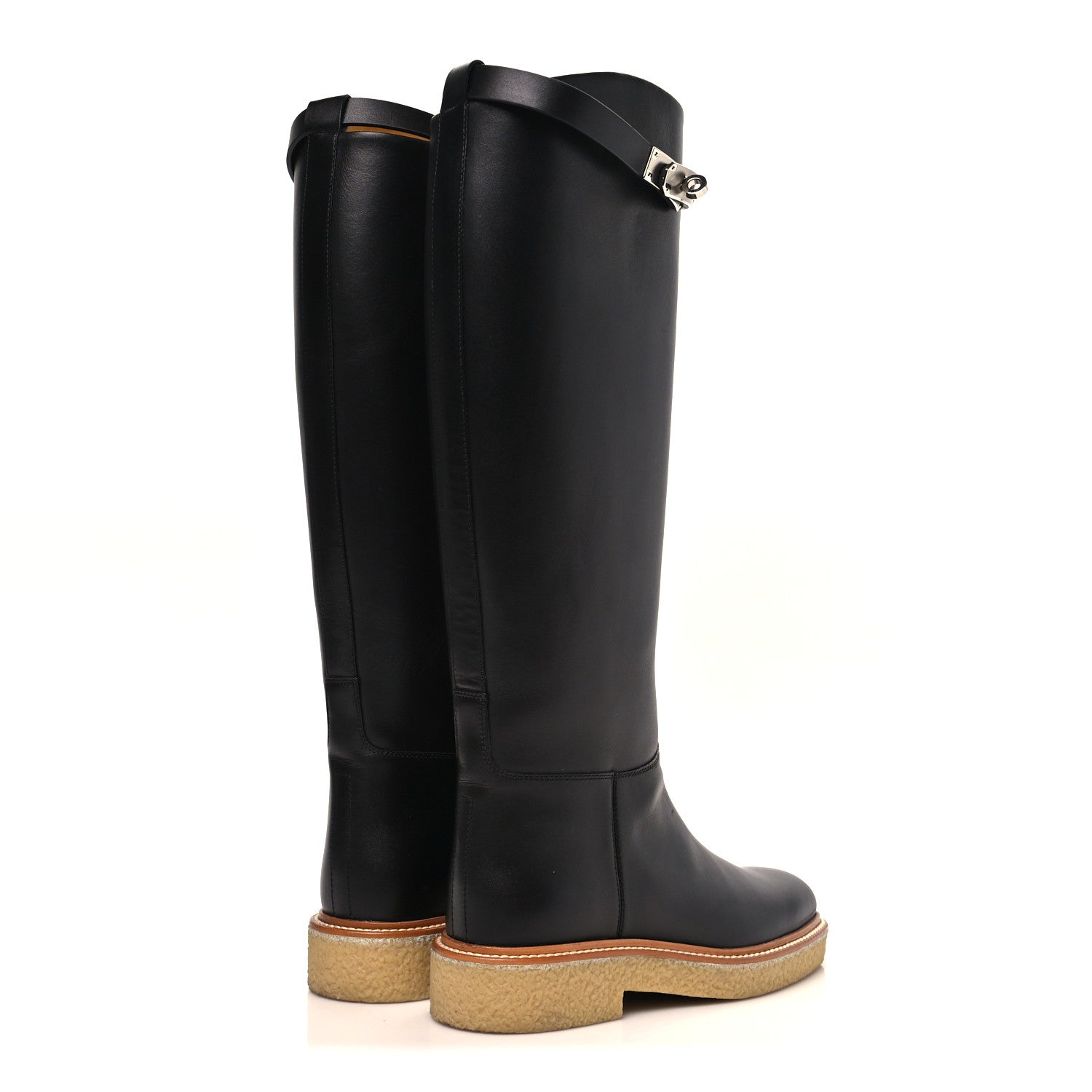 Calfskin Honey Boots 36 Black